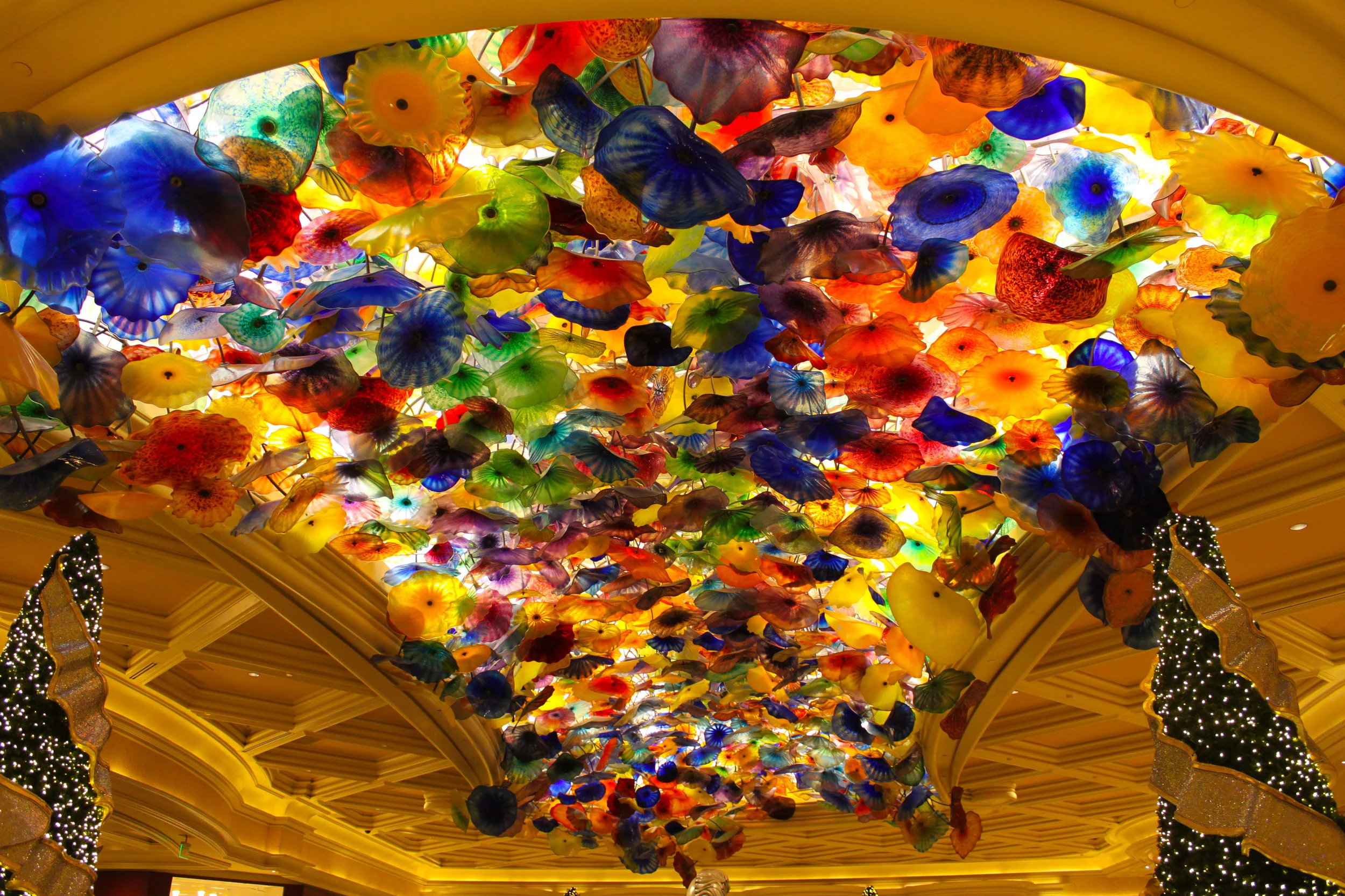 Stained glass flowers