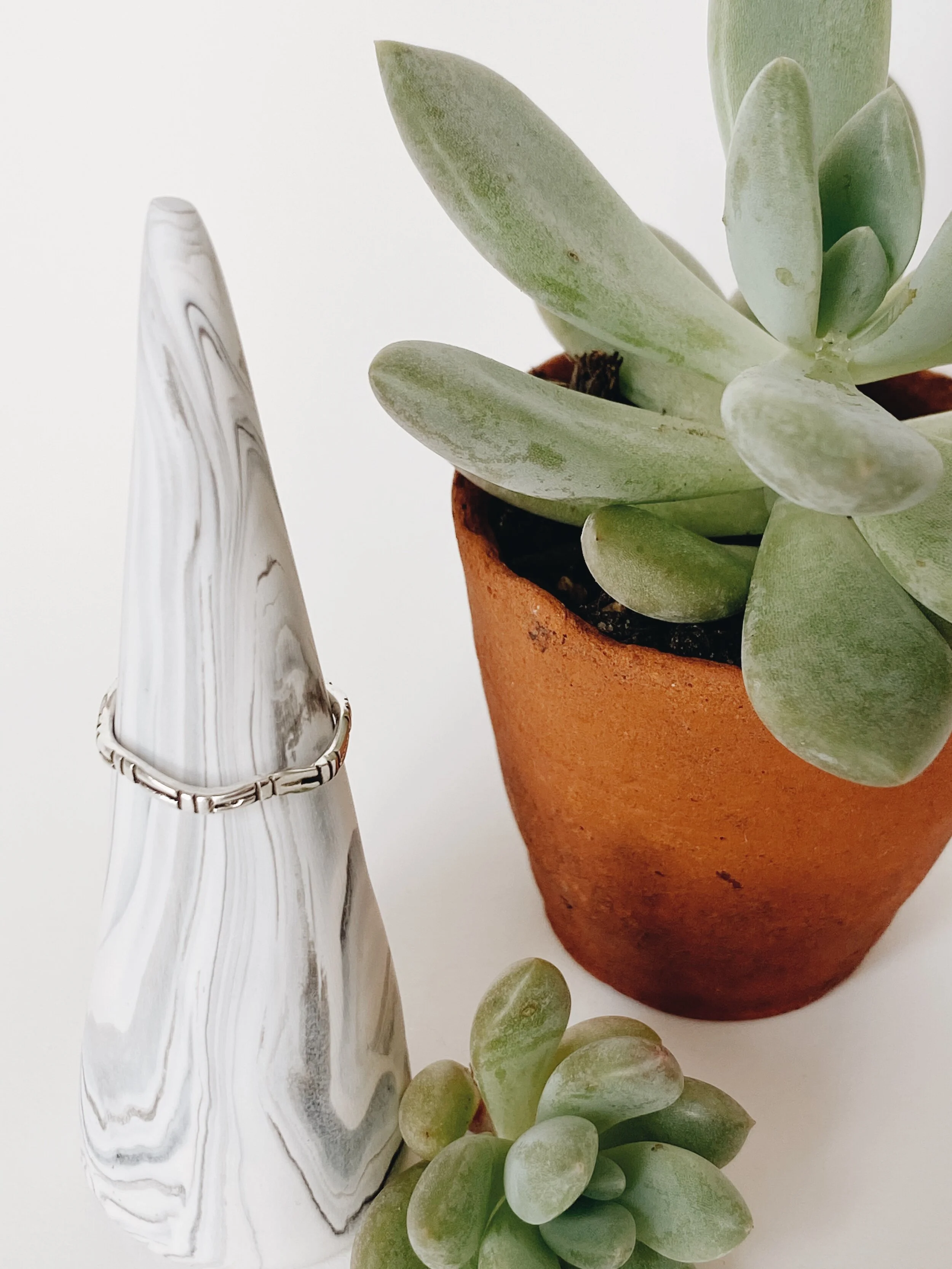 Bamboo Wave | Sterling Silver Toe Ring