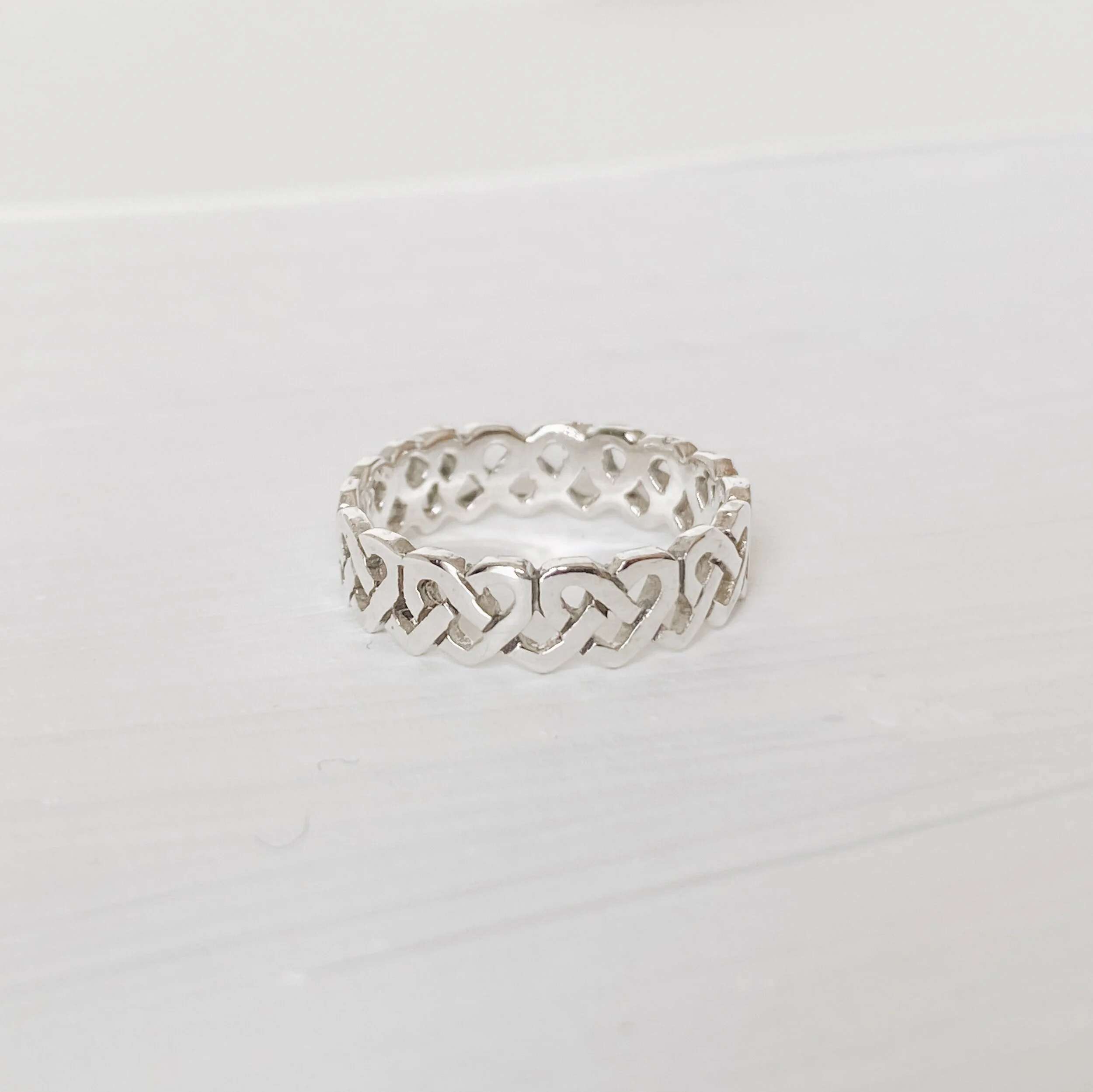 Celtic Hearts | Sterling Silver Toe Ring