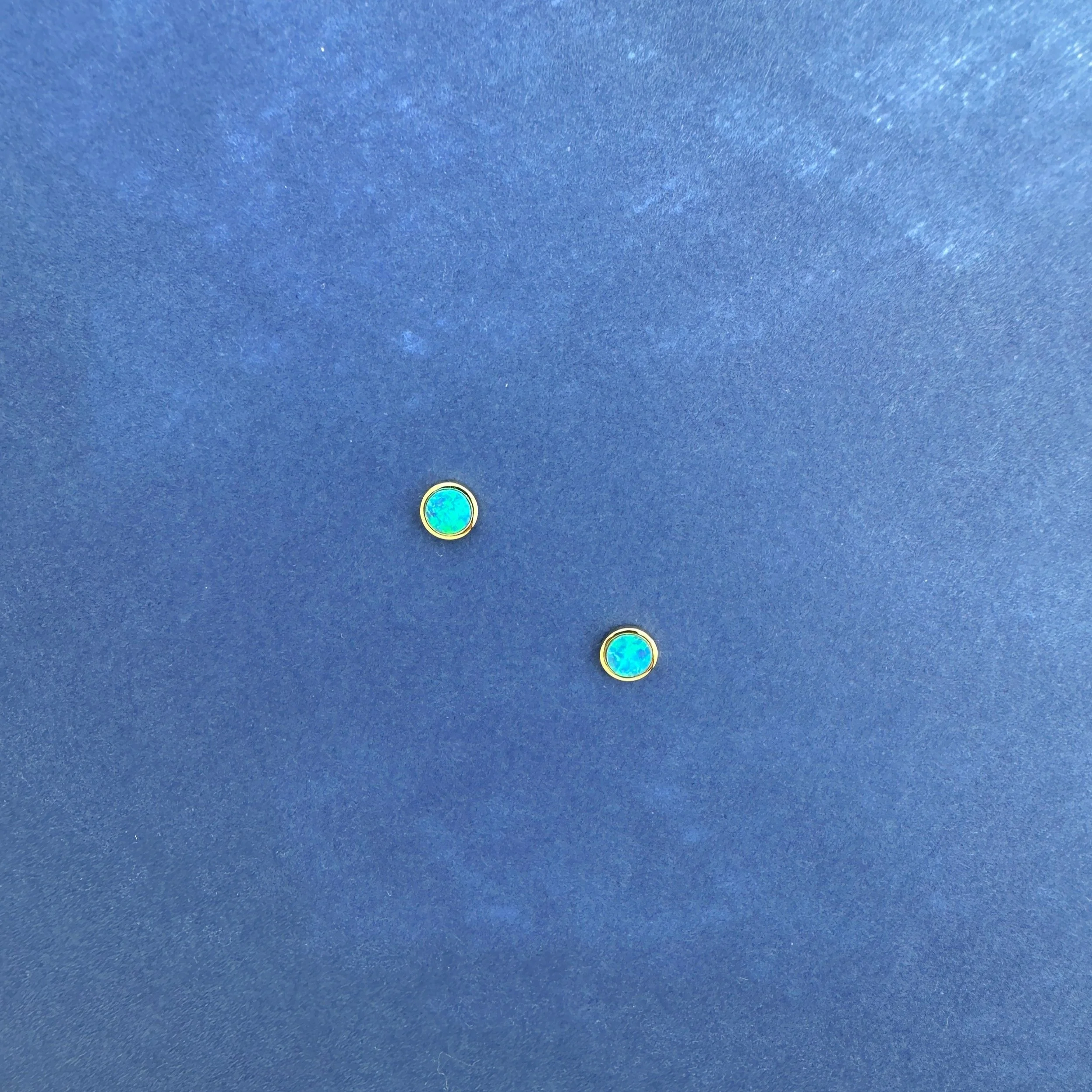 Mini Eclipse Opal Stud Earrings