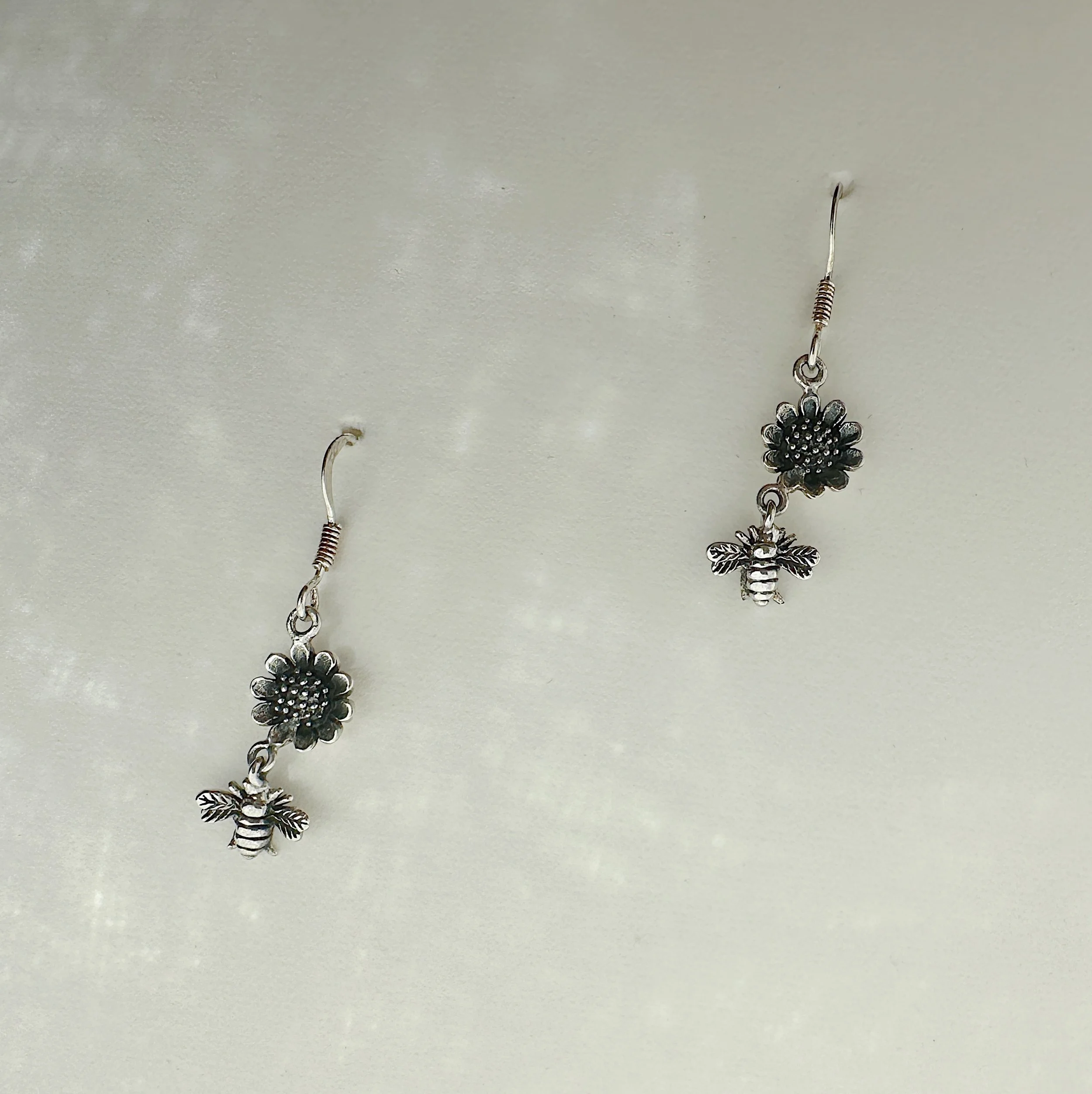 Sweet Bee Hook Earrings