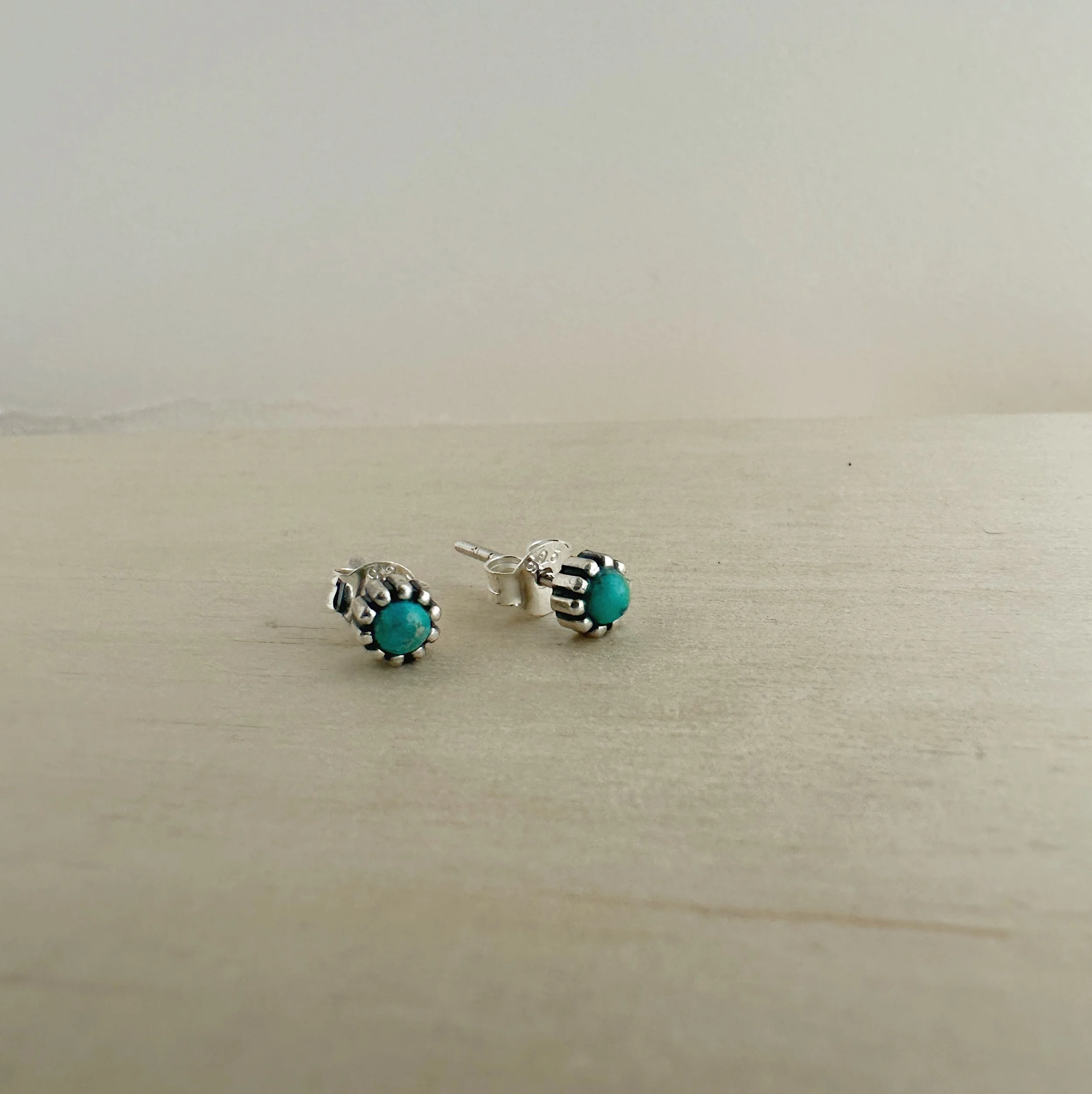 Mini Turquoise Stud Earrings