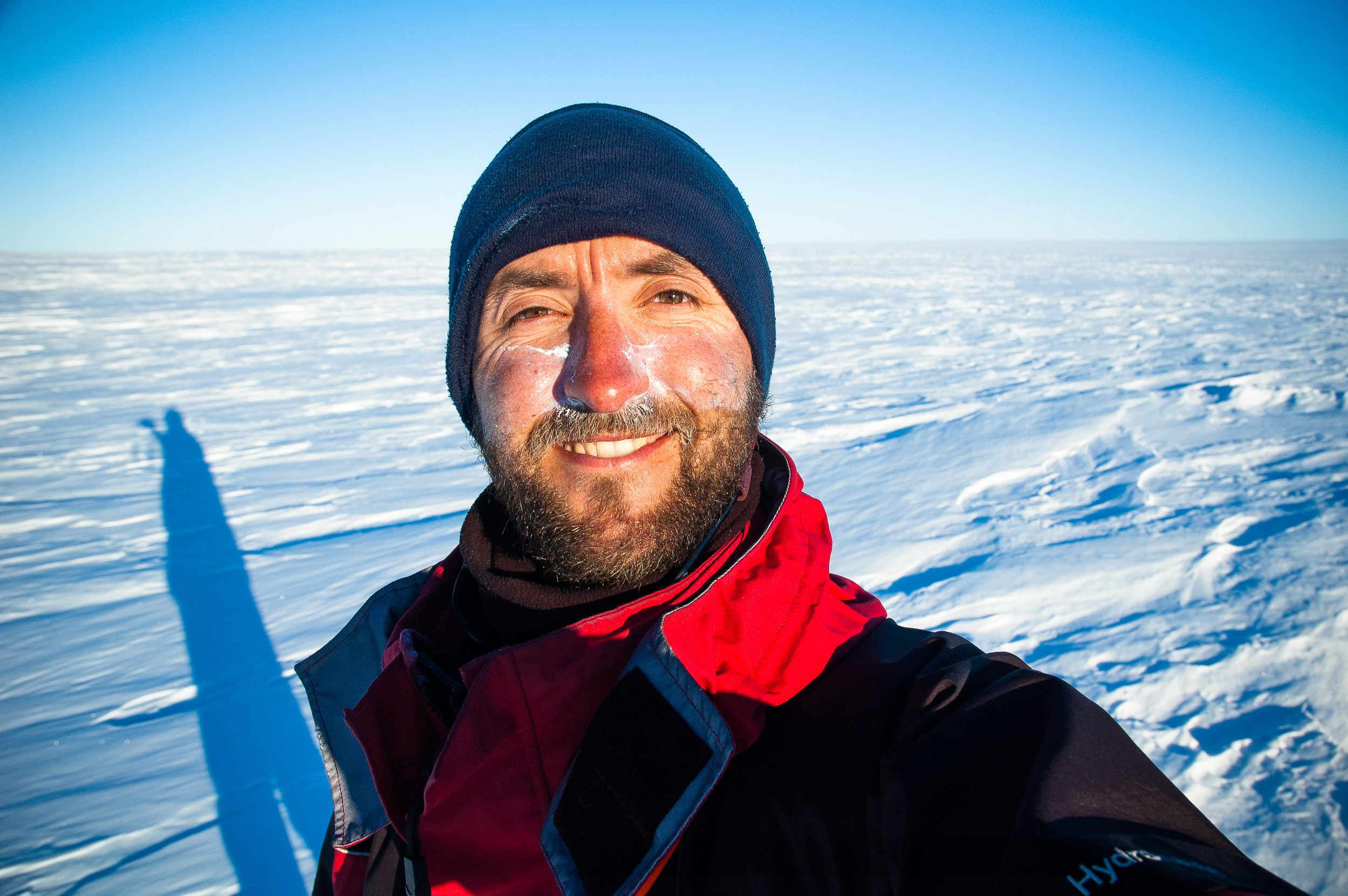 Self portrait, Framnes Mountains, Antarctica.