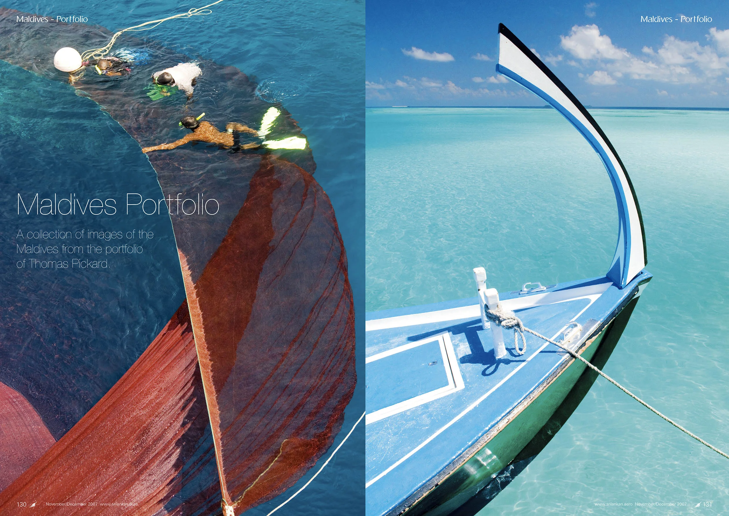 Serendib Magazine. Maldives Portfolio by Thomas Pickard.