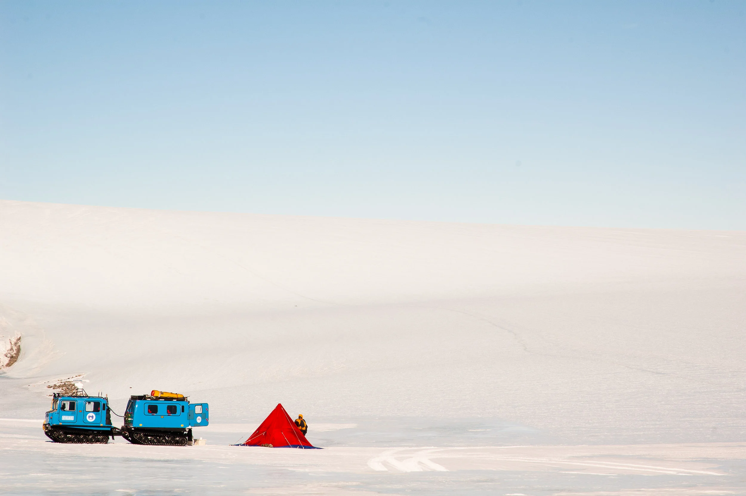 Camping in the Framnes Mountains, Antarctica. © www.thomaspickard.com