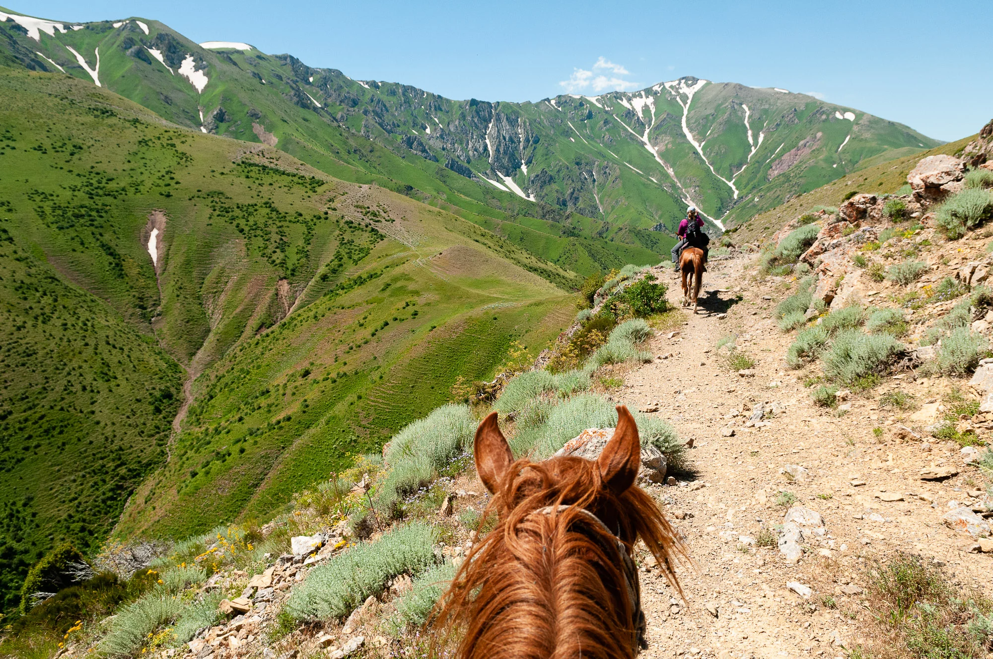 Horse riding, Kazakhstan. © www.thomapickard.com