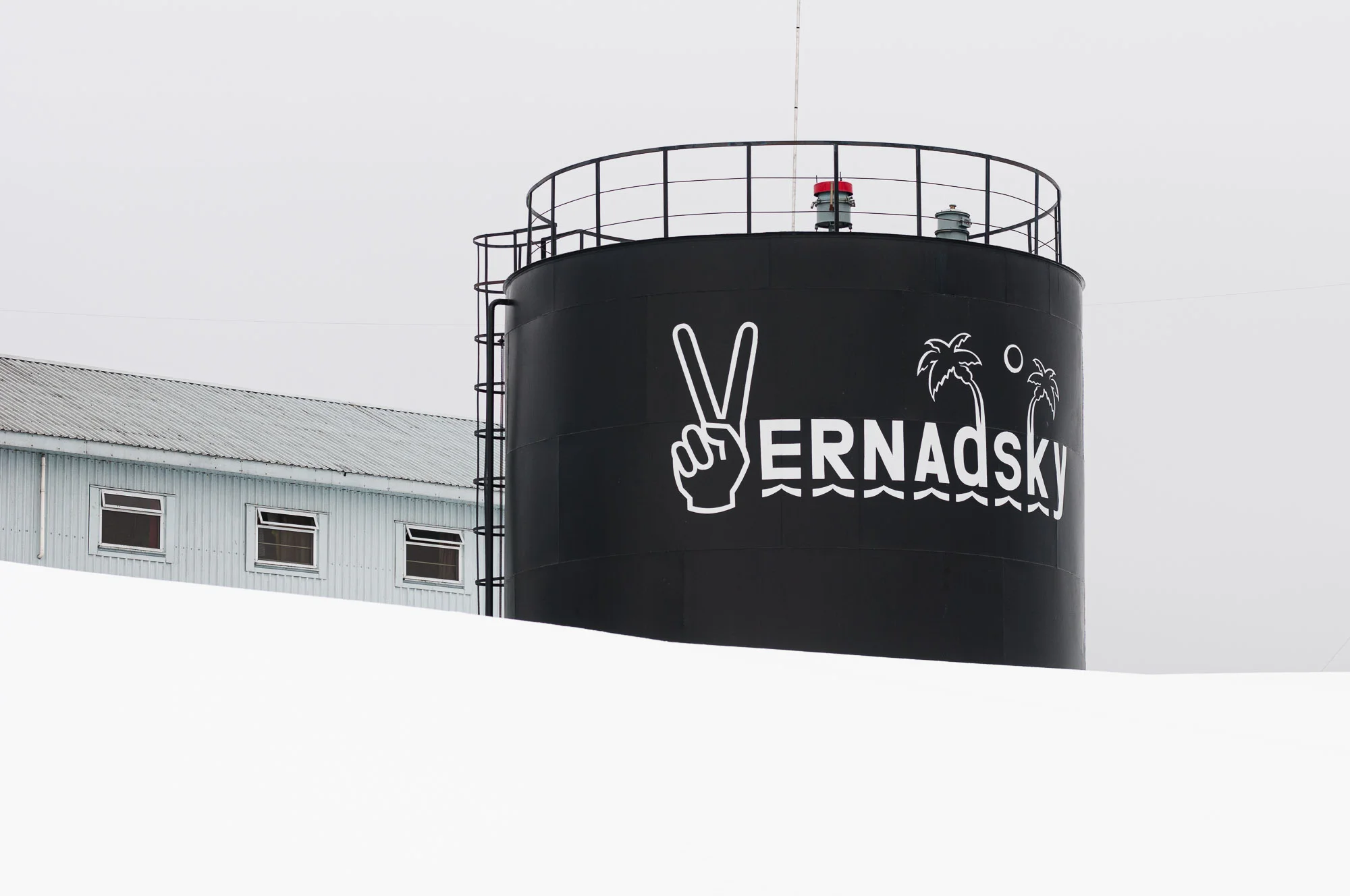 Antarctic humour, Vernadsky Station, Antarctica. © www.thomaspickard.com