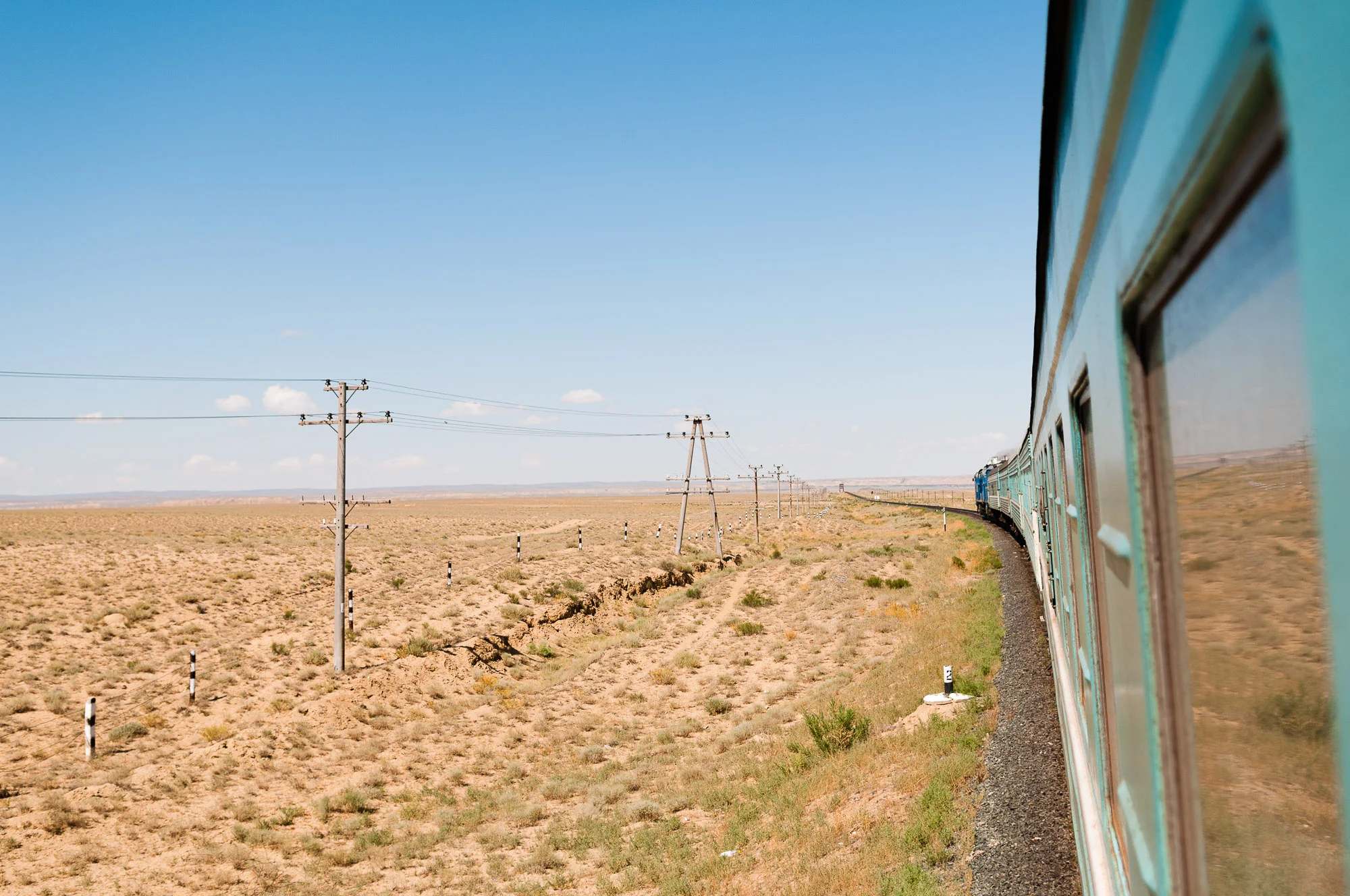 The barren landscape of western Kazakhstan. © www.thomaspickard.com