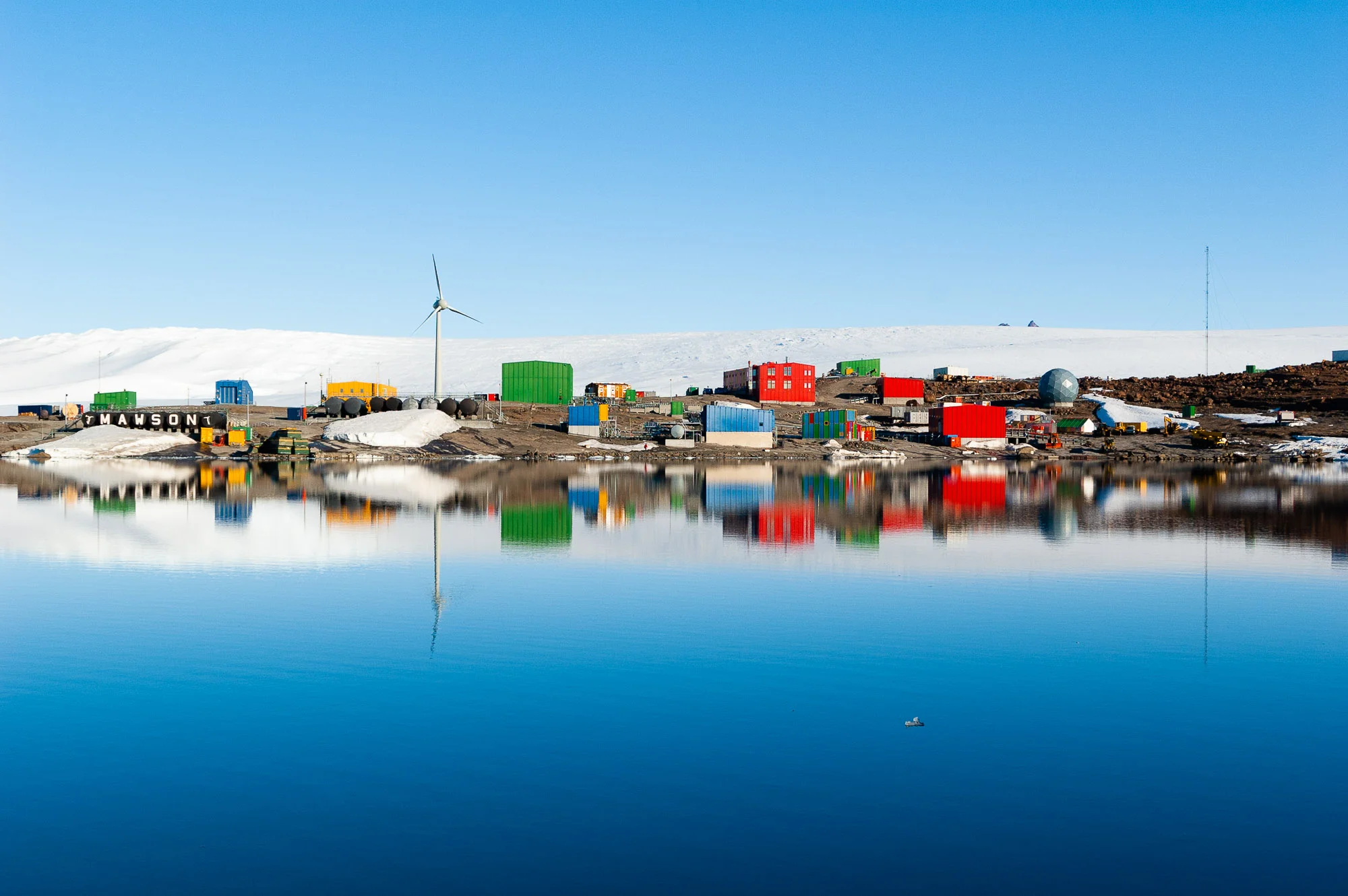 Mid summer at Mawson Station, Antarctica. © www.thomaspickard.com
