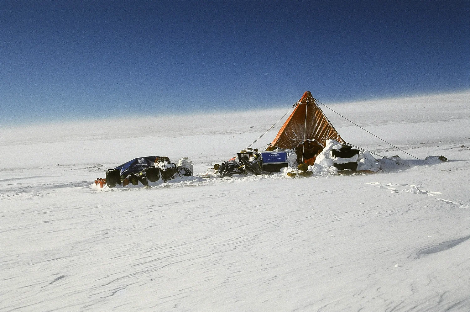Camp, Northern Prince Charles Mountains, Antarctica. © www.thomaspickard.com