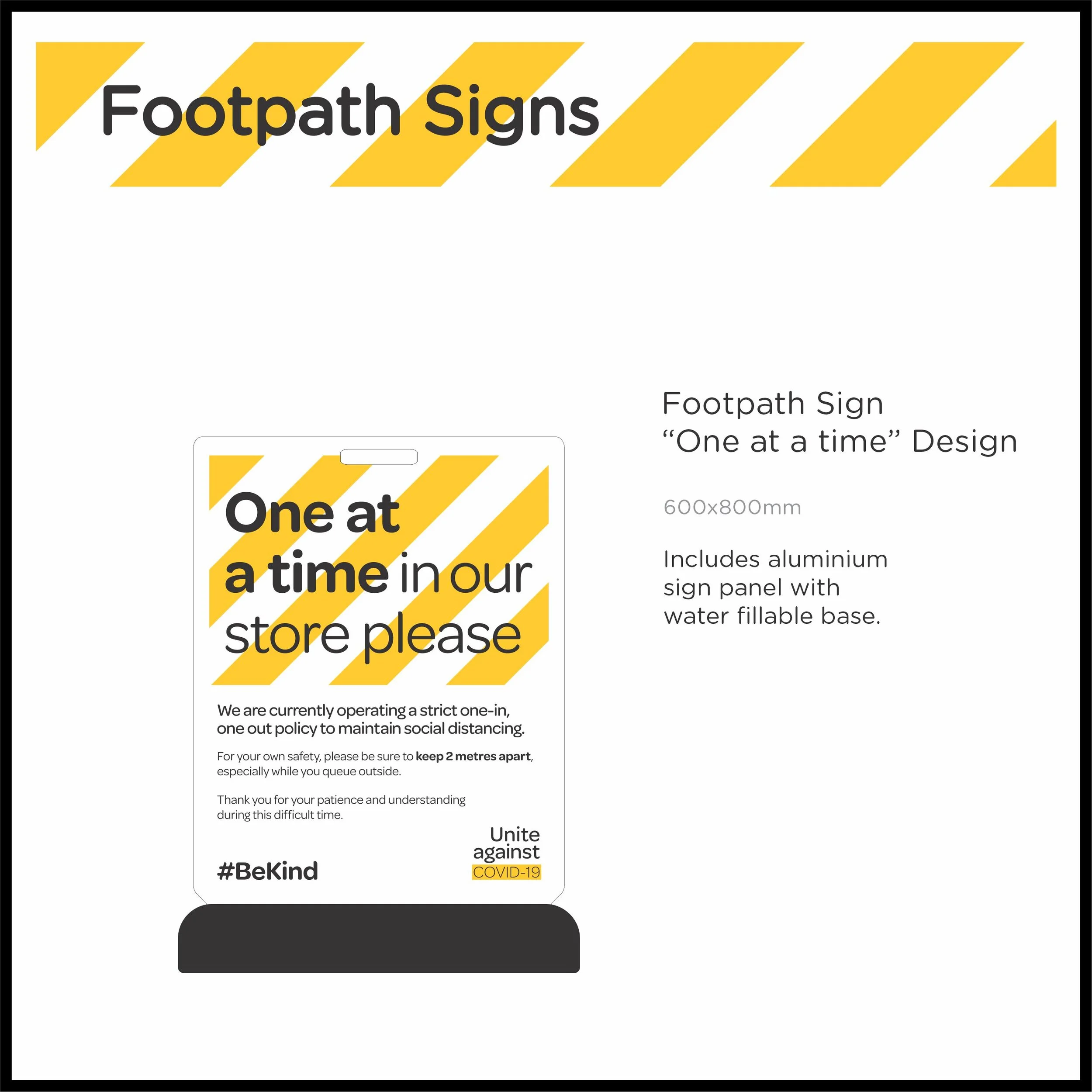 Footpath Sign One at a time.jpg