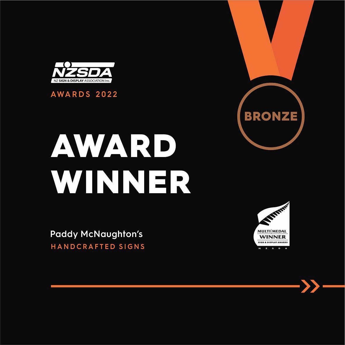 A very proud BRONZE Award win 🥉 for this entry in the Tradition Handcrafted Signage category.

When we were asked to create a sign for @paddymcnaughtons  on this incredible heritage building we knew we needed to pull something special out of the bag