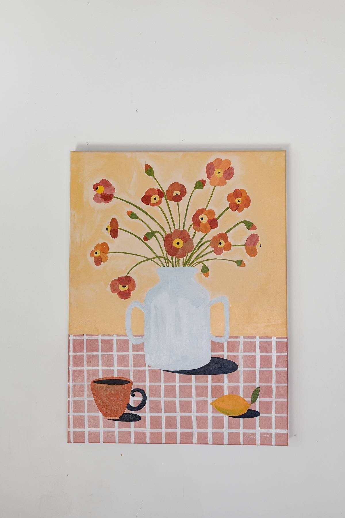 Fresh Flowers and Tea After A Long Day (SOLD)