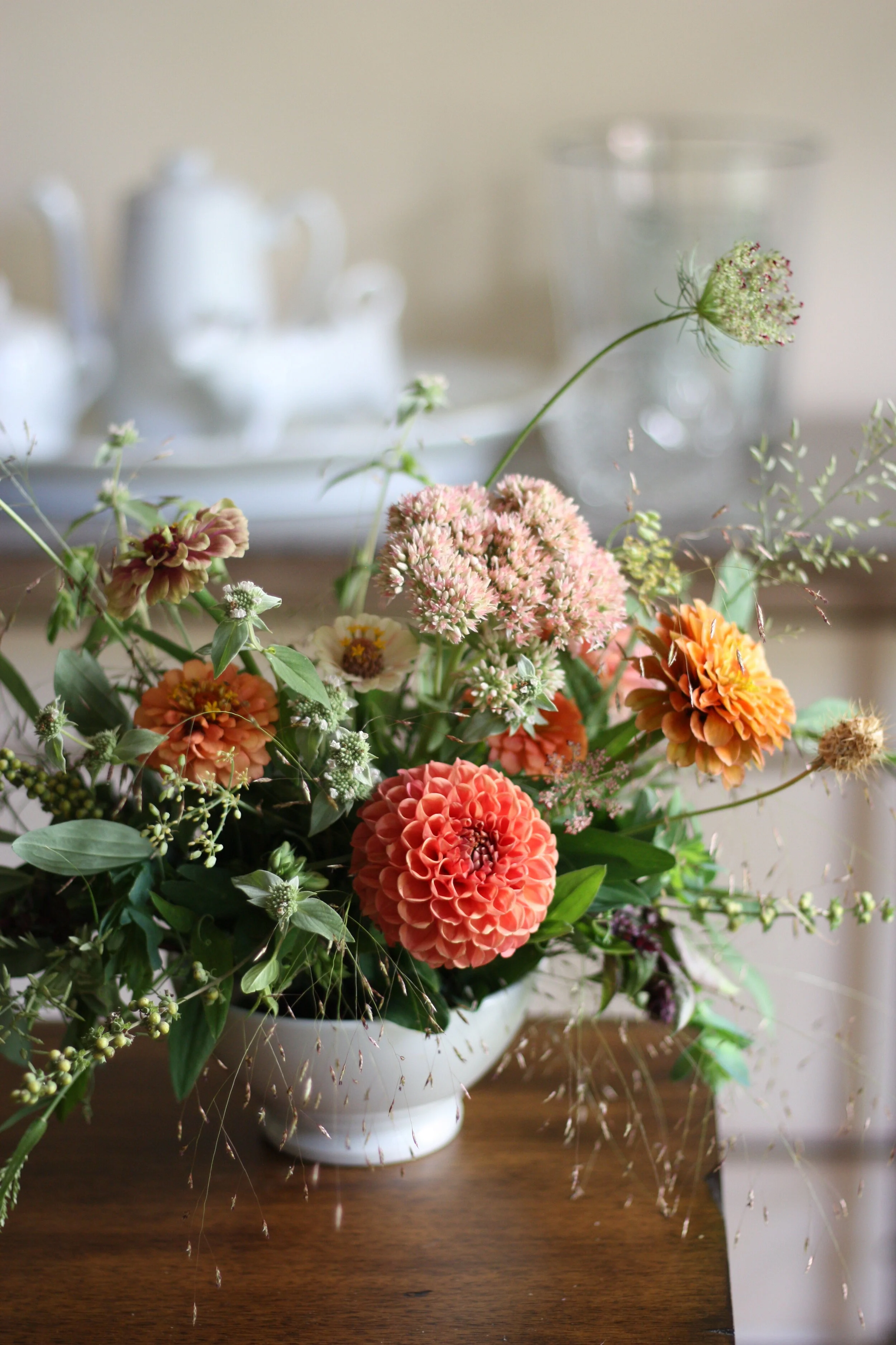 Floral Design Tutorial: A Simple Summer Centerpiece