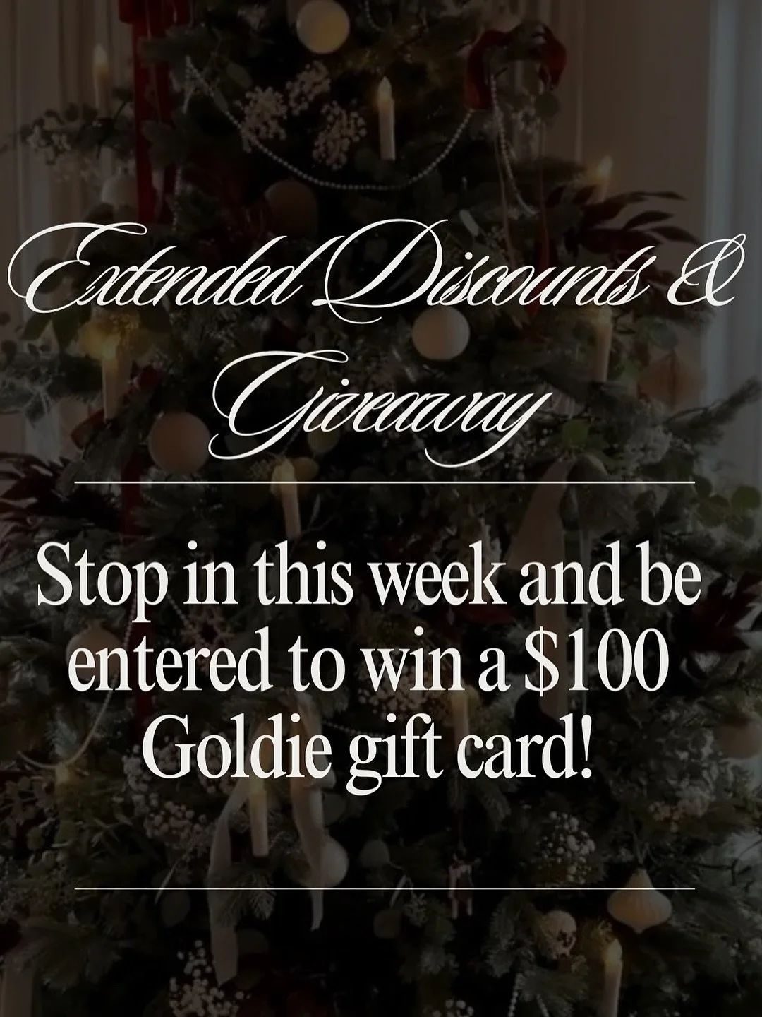 Don&rsquo;t miss out on these deals &amp; this giveaway! Thanks to everyone who stopped by during the Main Street lighting. We loved seeing you 🤍