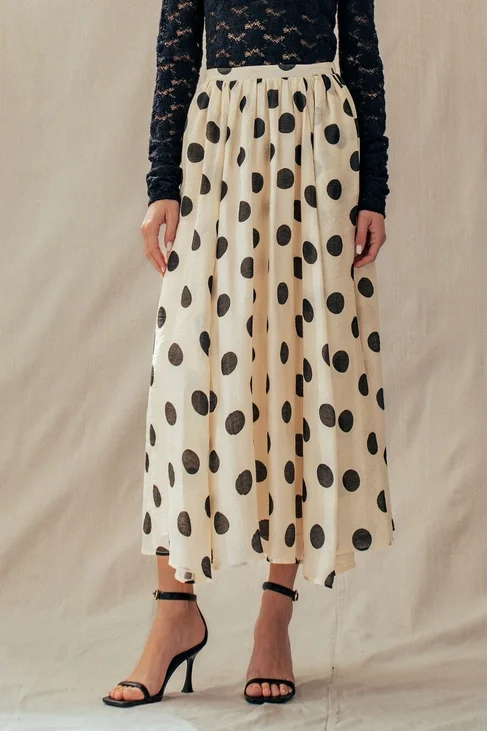 poka dot skirt .webp