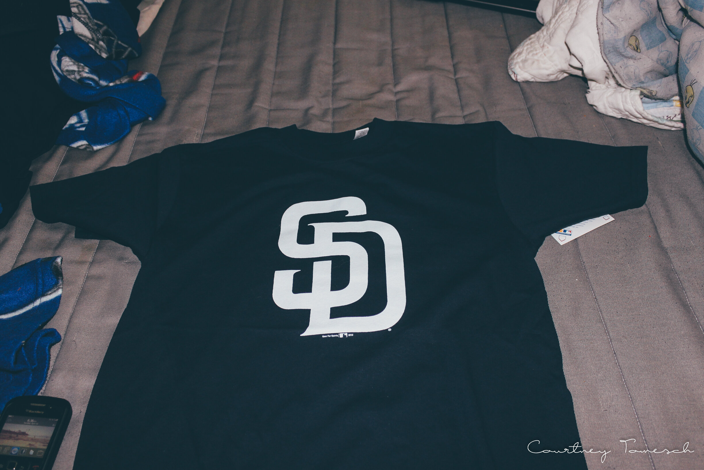   My new SD Padres shirt. It maybe last seasons shirt but it was only $8!