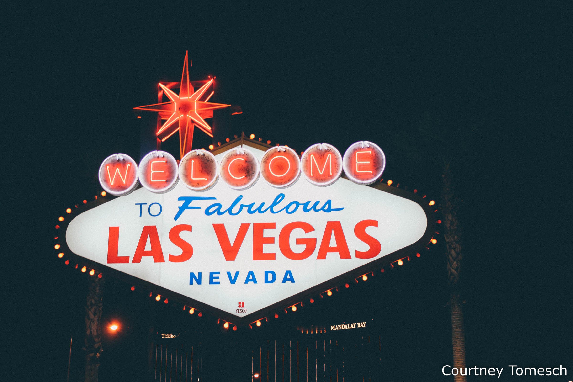  The Las Vegas sign