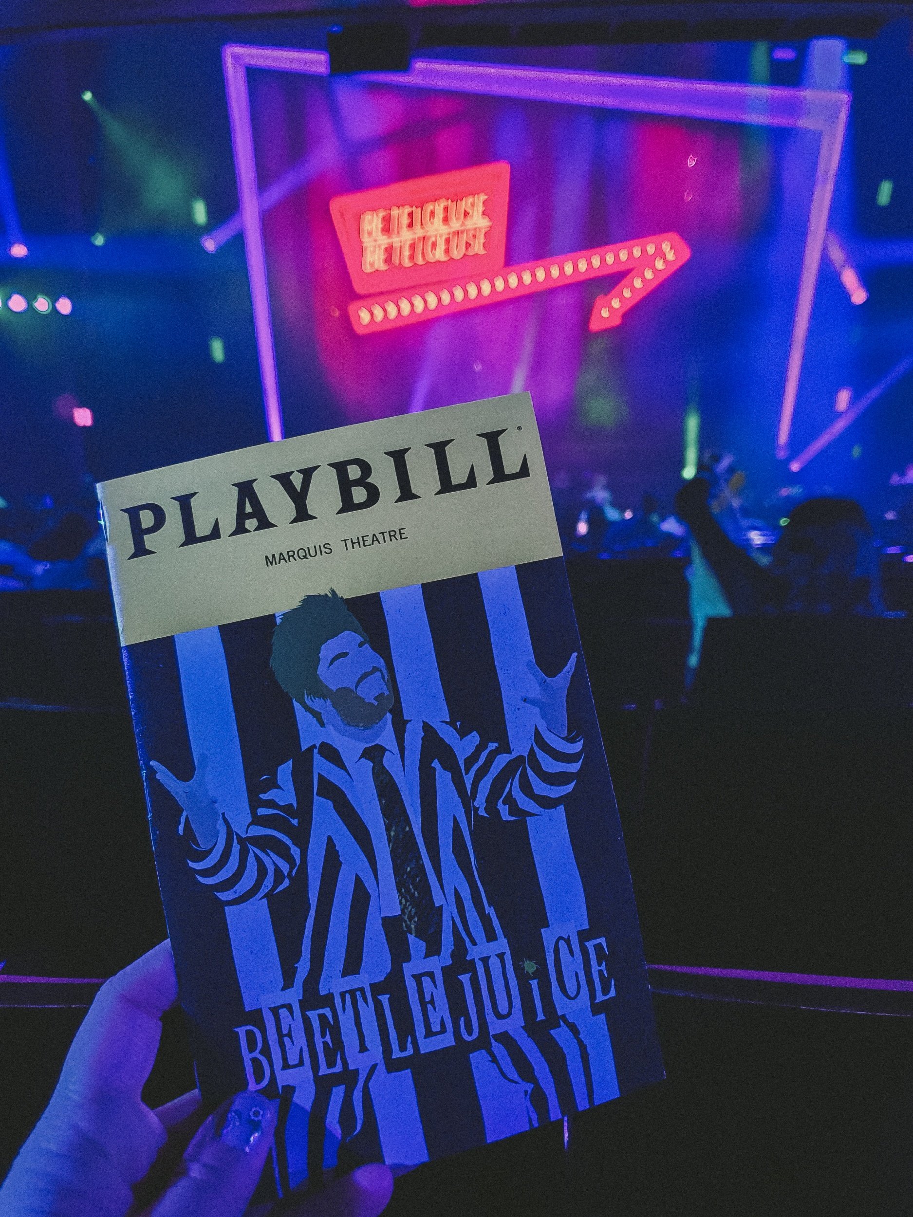 Got to see Beetlejuice on Broadway for my birthday!!
