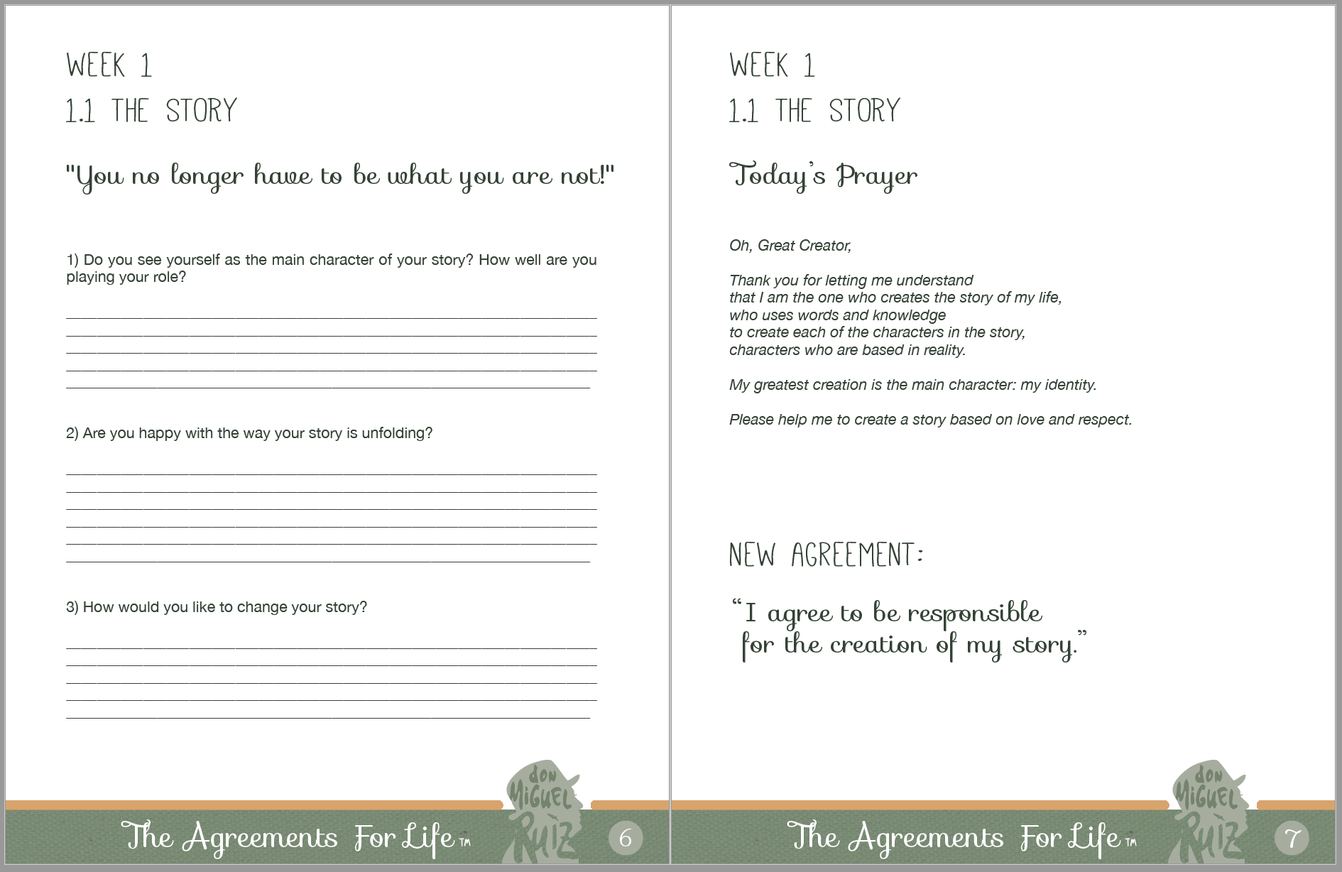 The Agreements For Life Don Miguel Ruiz