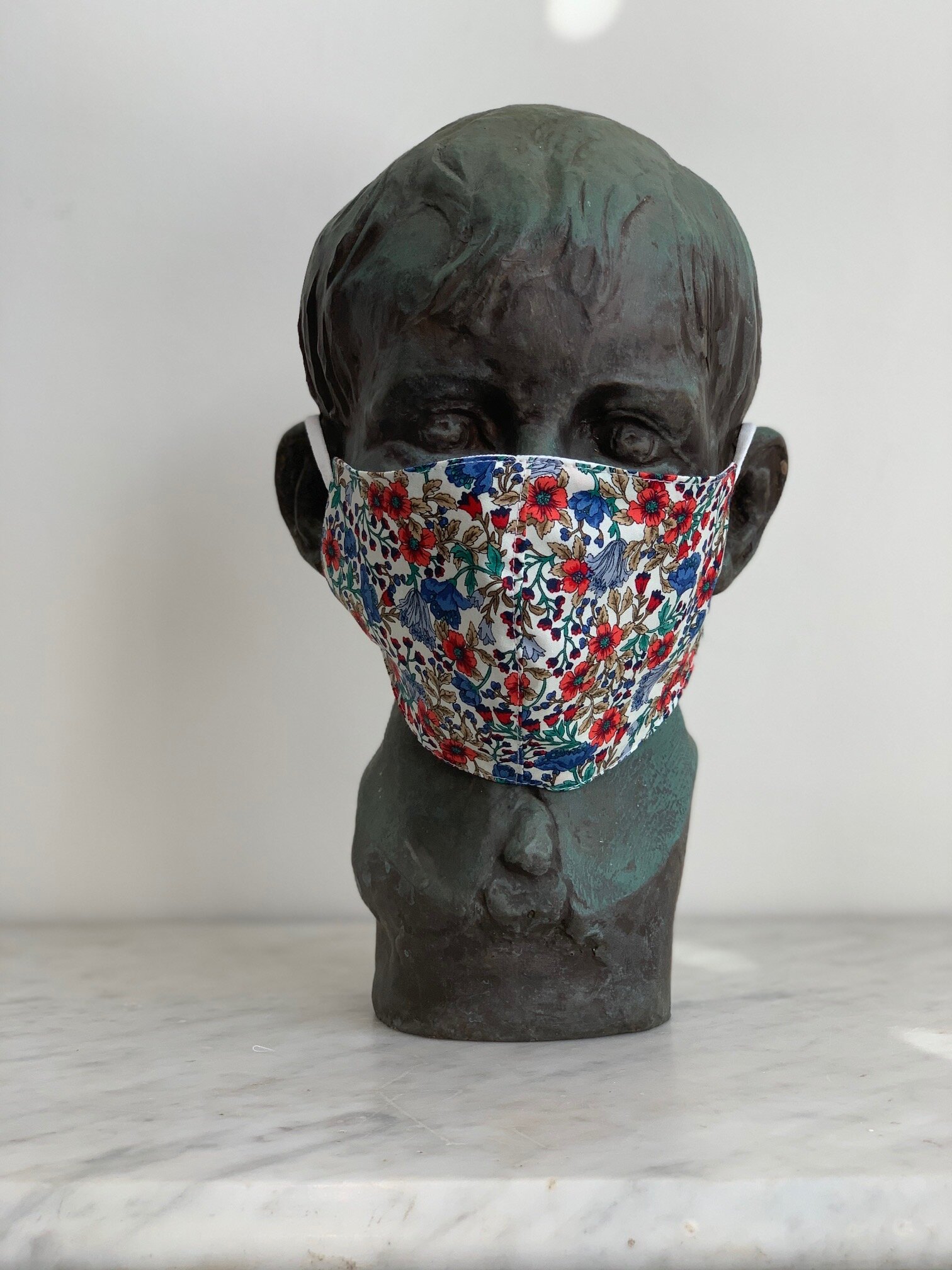 Floral Printed Sarti Mask