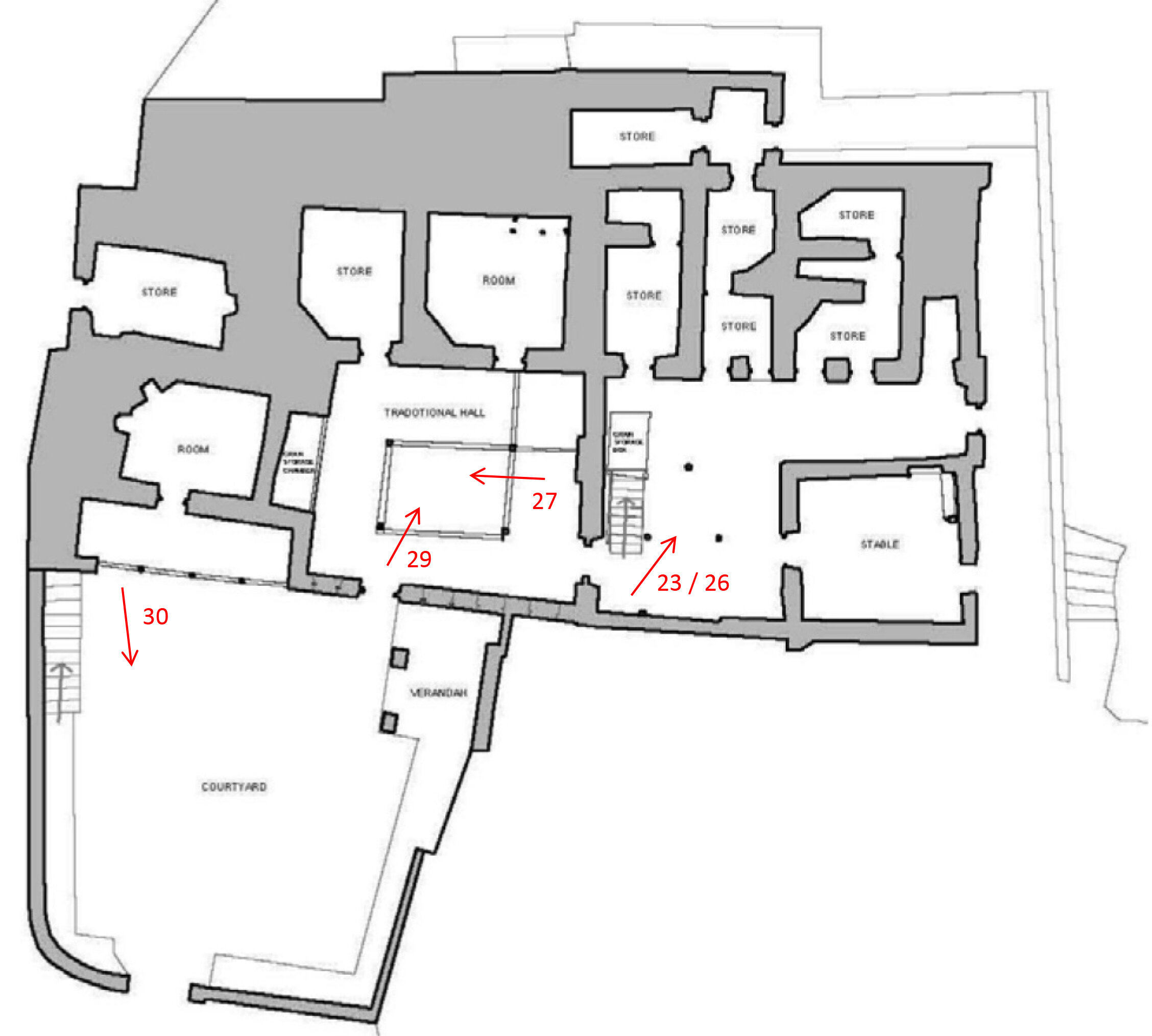 Mir's Winter Palace Gulmit_ground floor plan with arrows.jpg