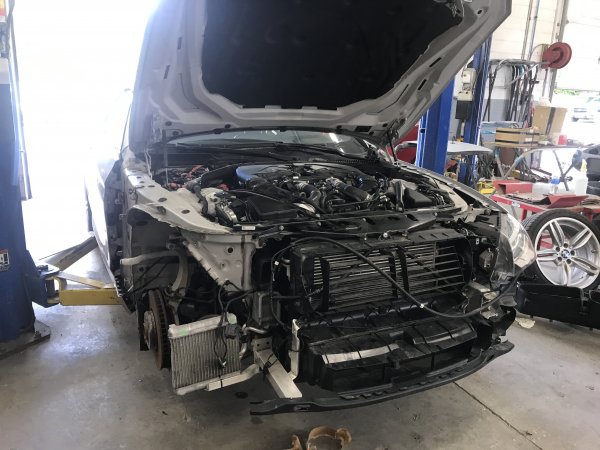 Once this BMW 650i was dismantled and a full diagnosis done, there was many missed items by the insurance appraiser.