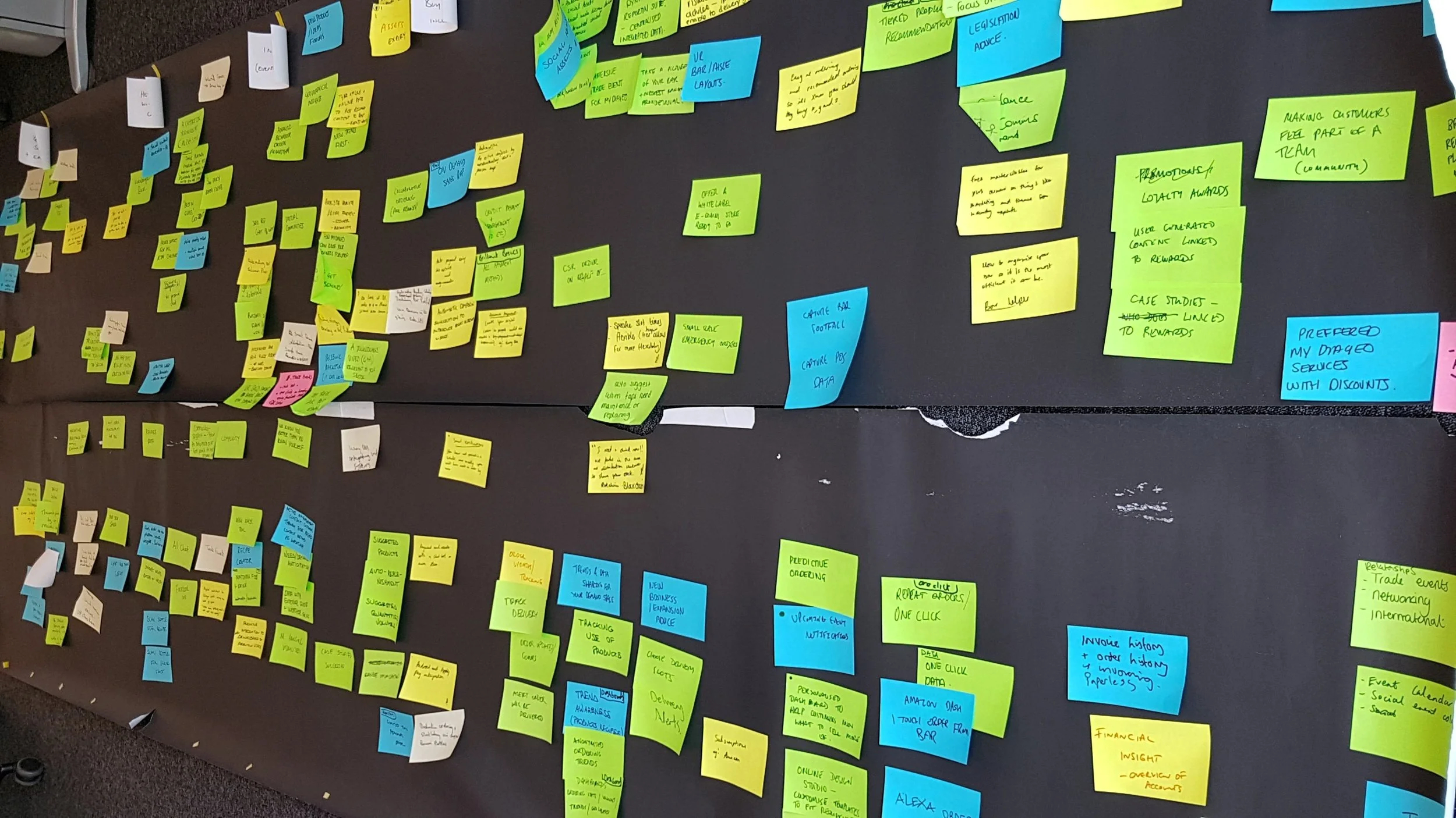 Output from initial workshop