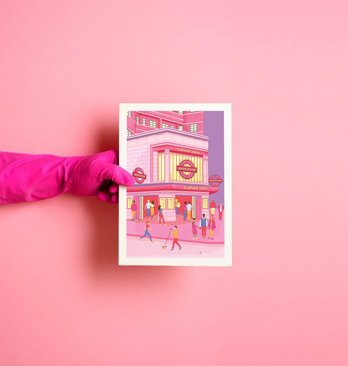OPEN EDITION print only with pink gloved hand_Clapham_South_KrystalWong_studio.jpg