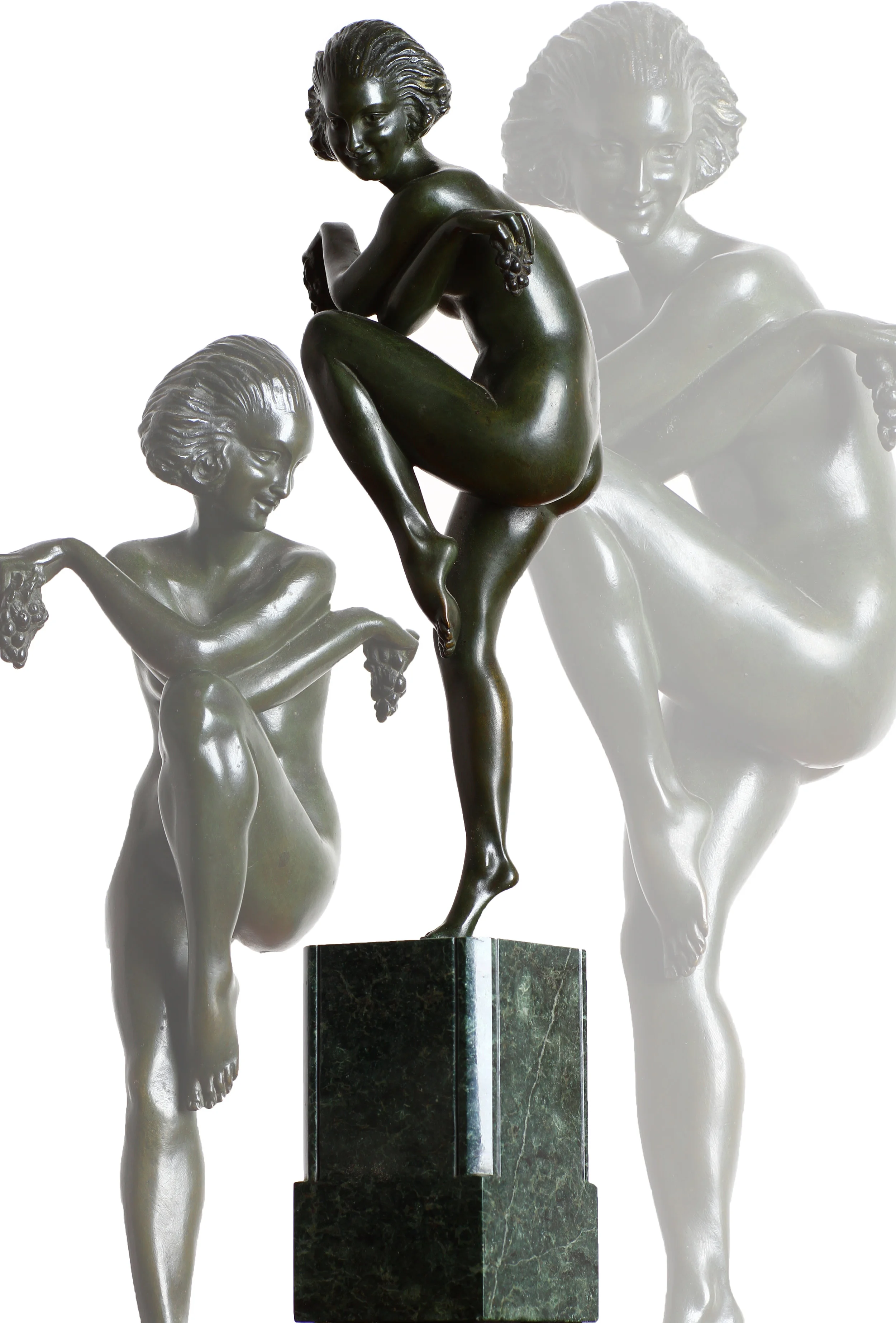 Bronze Danse Bachique De Pierre Le Faguays 1924 Art Deco