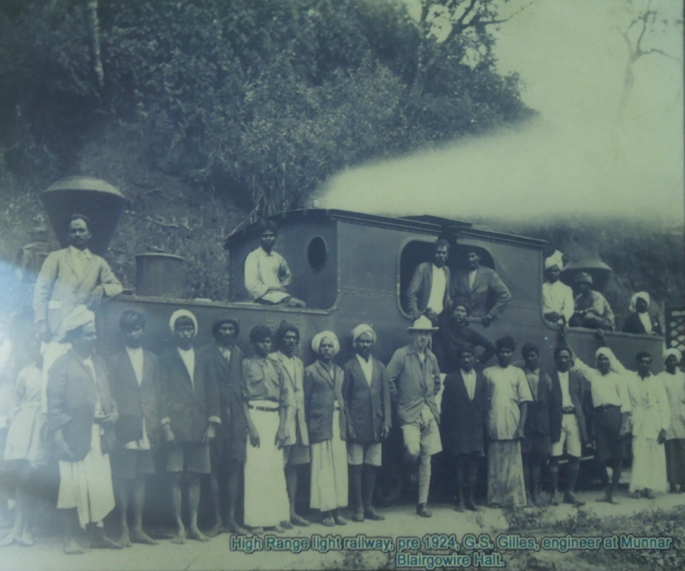 Photo by JBL at the Munnar Tea Museum: High Range Light Railway (pre-1924) Munnar