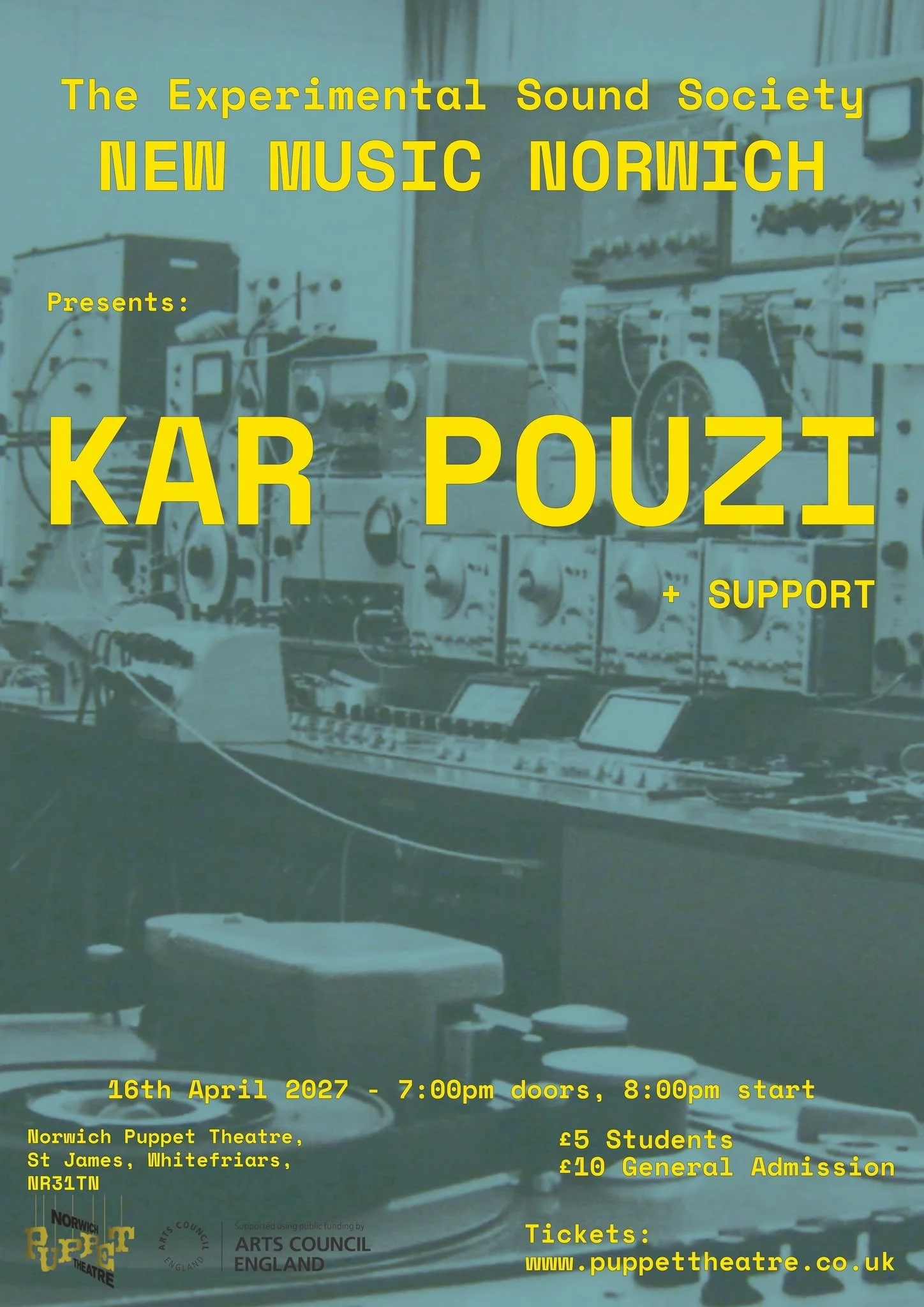 Kar Pouzi at Norwich Puppet Theatre