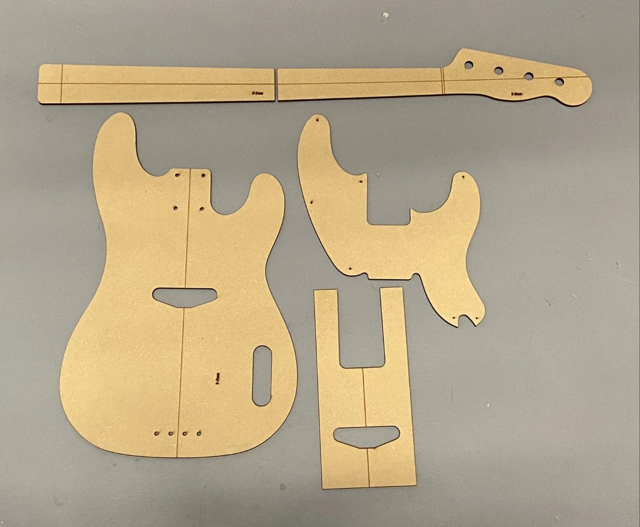 Bass Guitar Stencil