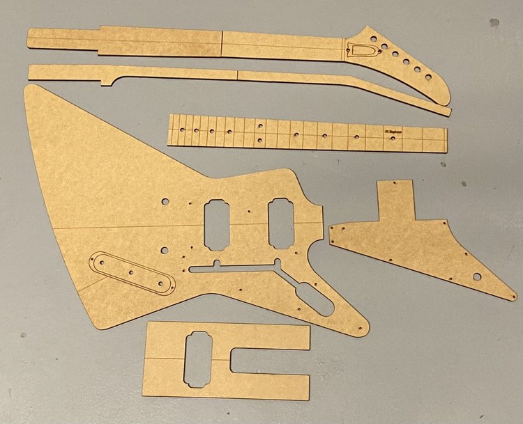 Guitar routing template -  Canada
