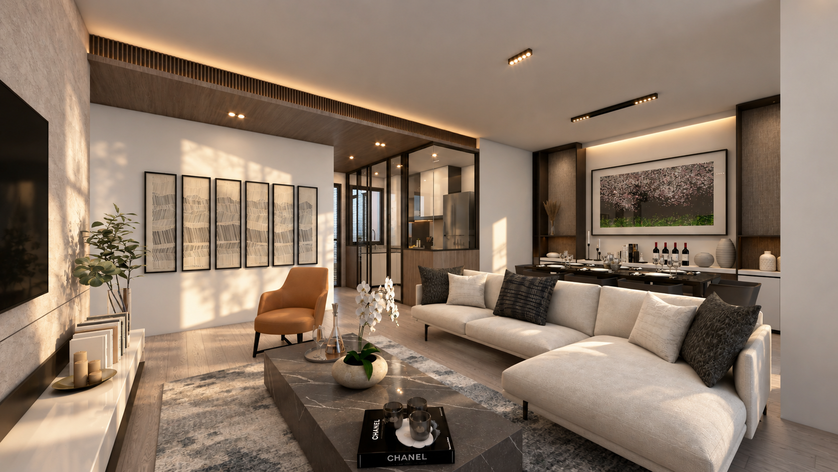 Warm Contemporary Living and Dining Interior.png