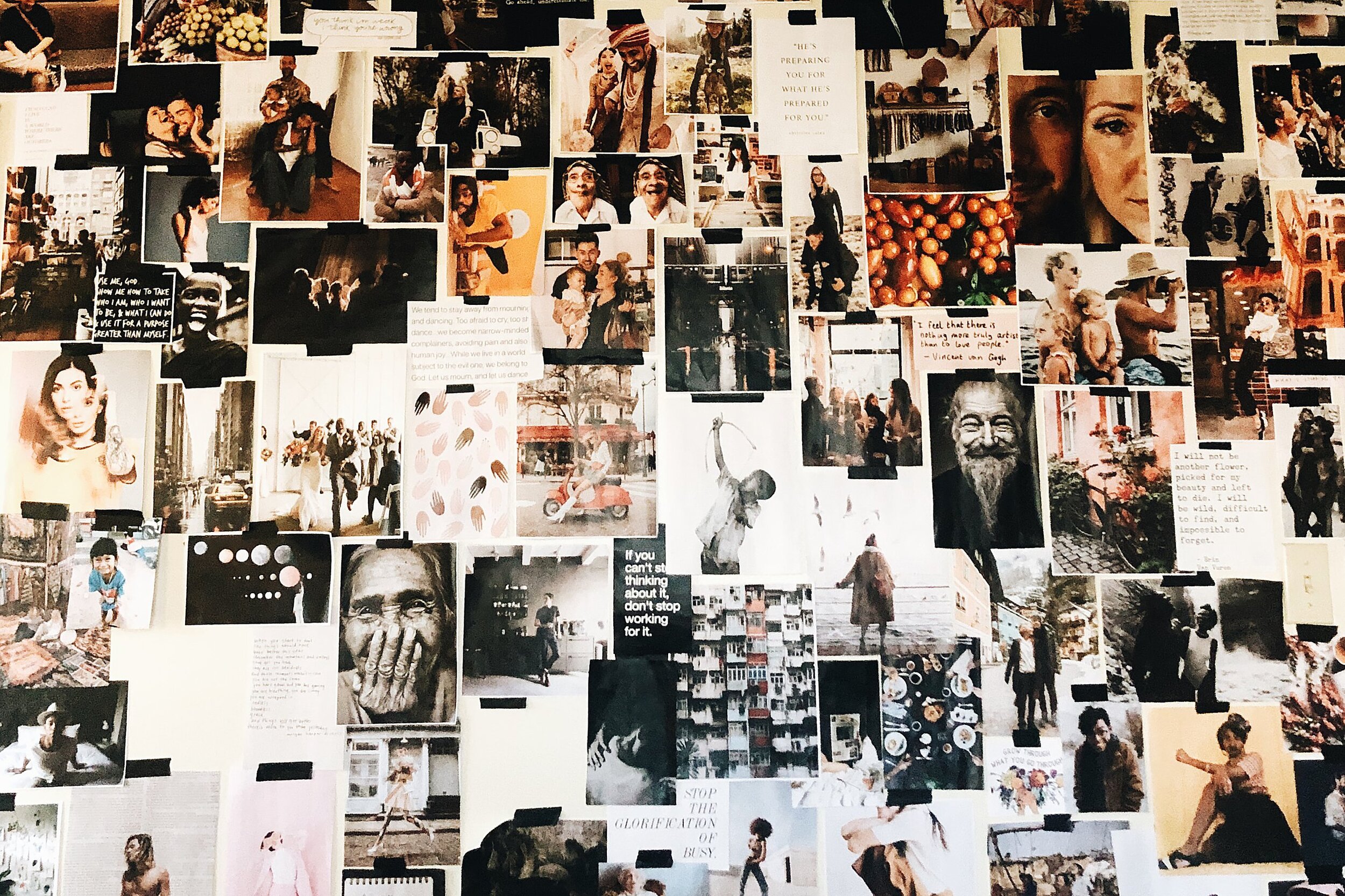 INSPIRATION WALL IN MY ROOM