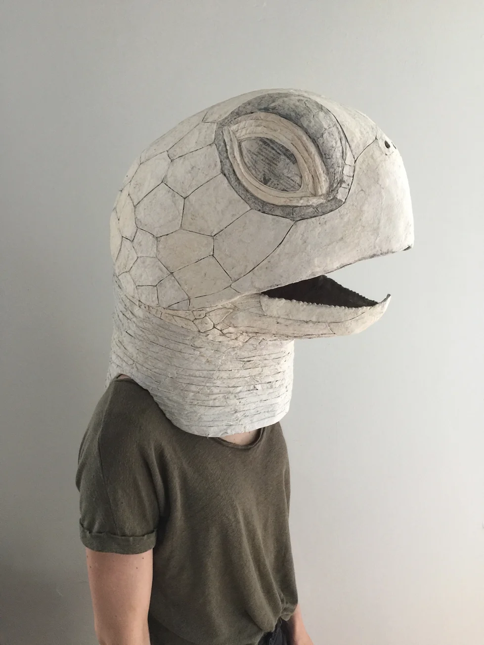 turtle mask - in progress