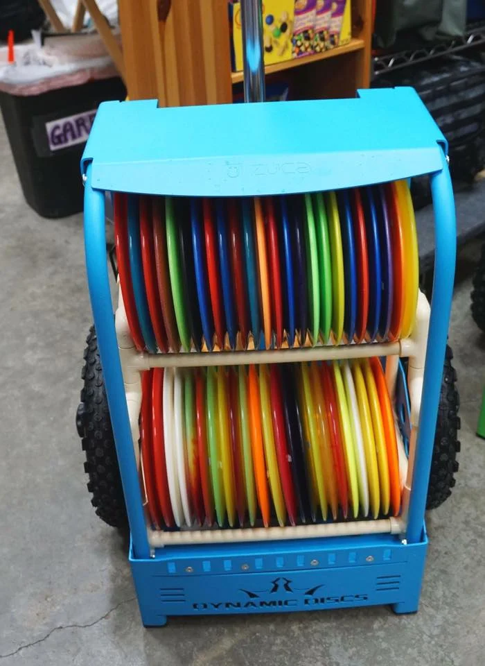 Pvc Pipe Disc Golf Rack Storage Economy Exercise Ball Rack Store - Main Image