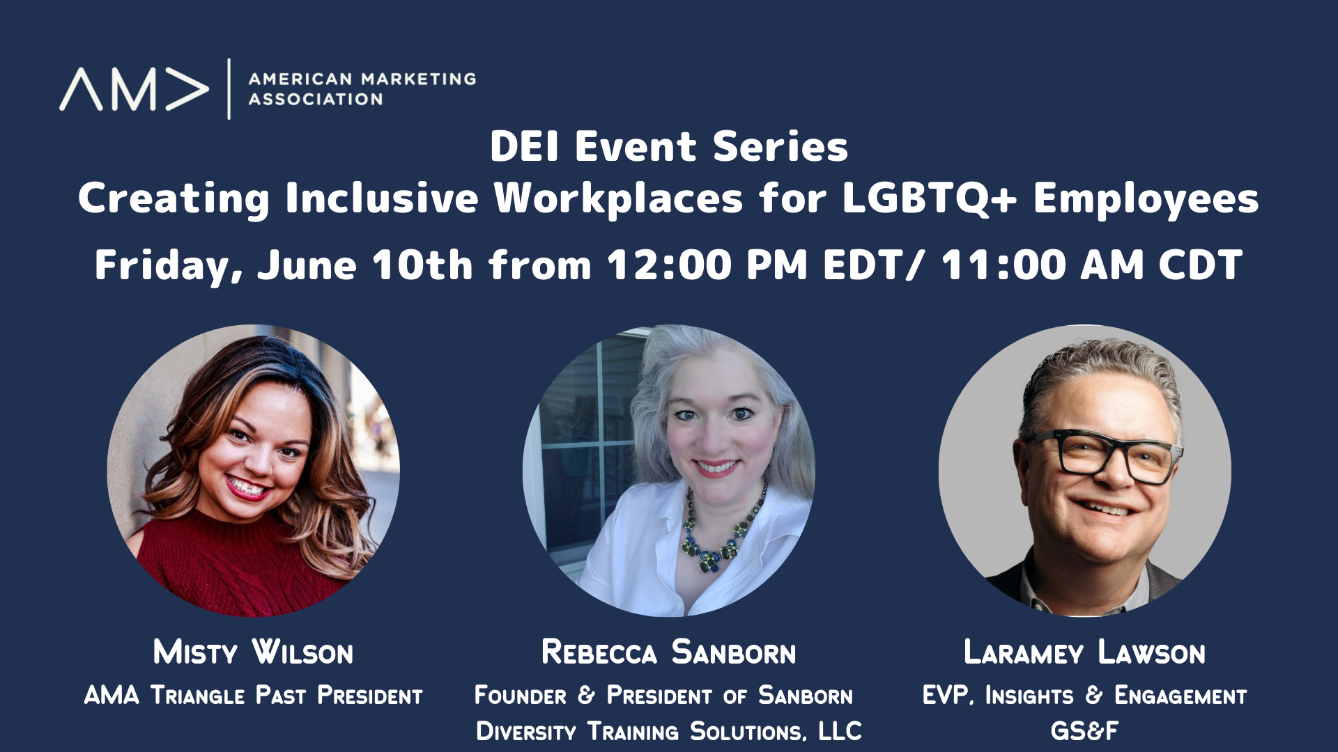 DEI Event Series: Creating Inclusive Workplaces for LGBTQ+ Employees