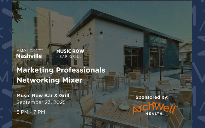 Marketing Professionals Networking Mixer