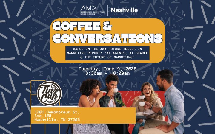 June Coffee &amp; Conversations: Based on the AMA Future Trends in Marketing Report: "AI Agents, AI Search &amp; the Future of Marketing"
