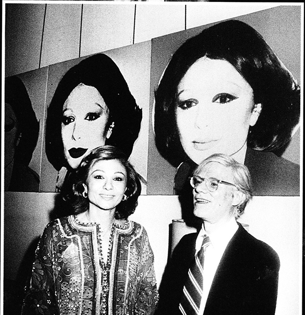 Farah Pehlevi ve Andy Warhol