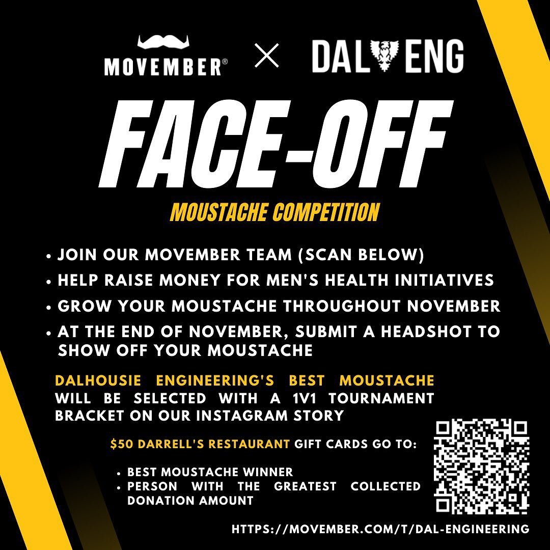Join the Dal Eng Movember Team!