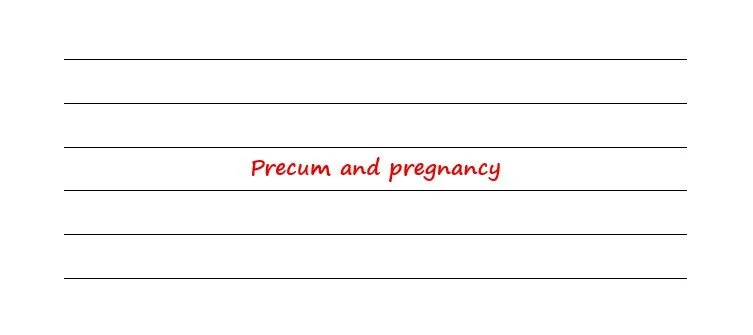 Precum and Pregnancy
