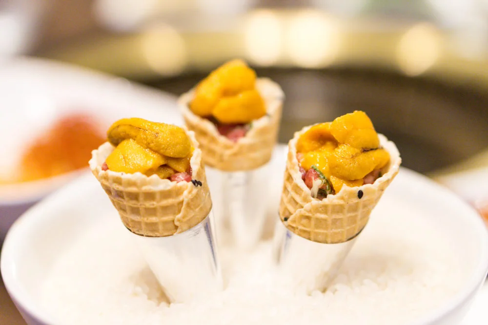 The Gyu Bar - Uni Wagyu Yukke Cone