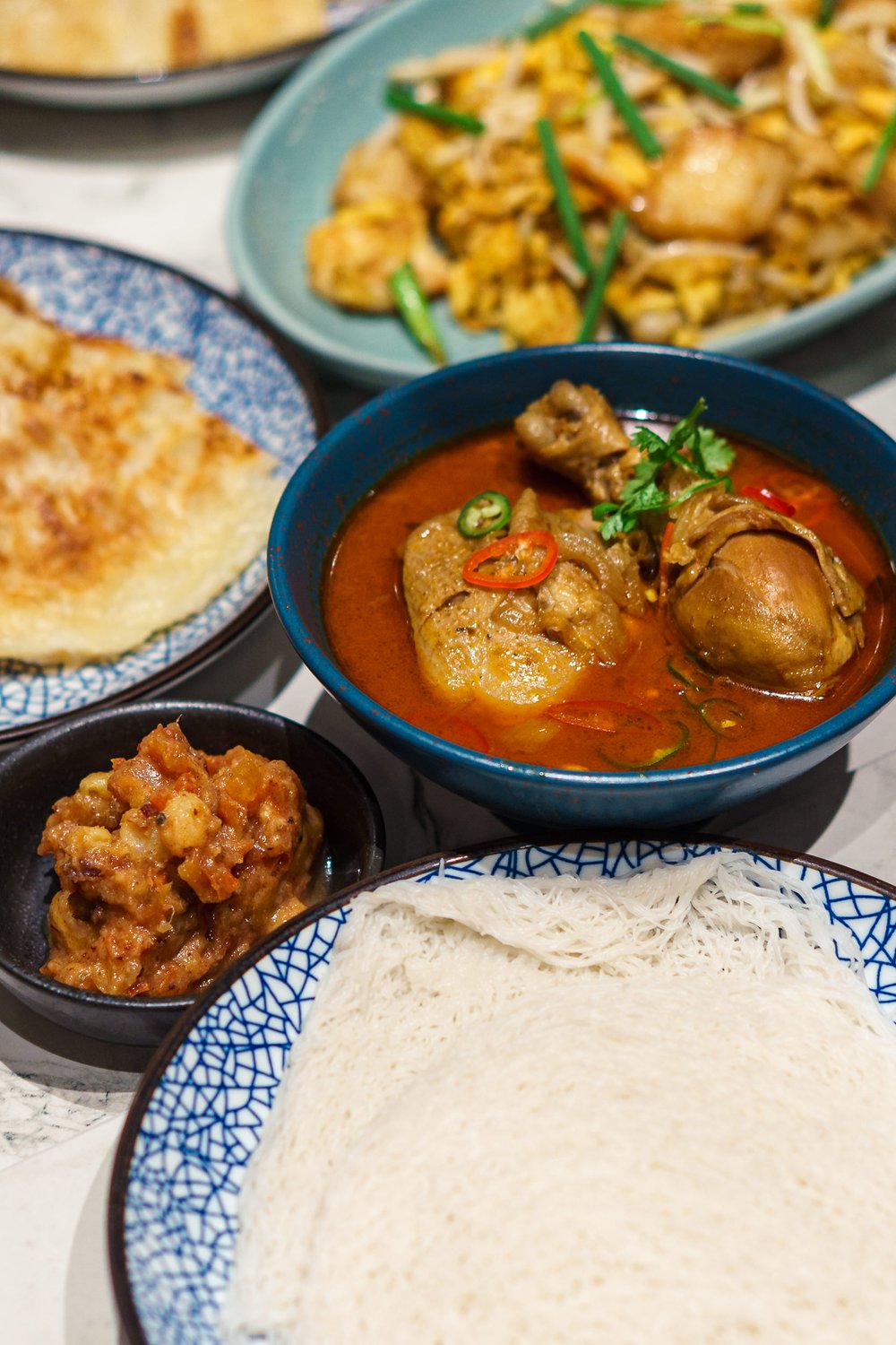 Braised Beef with Raita &amp; Roti