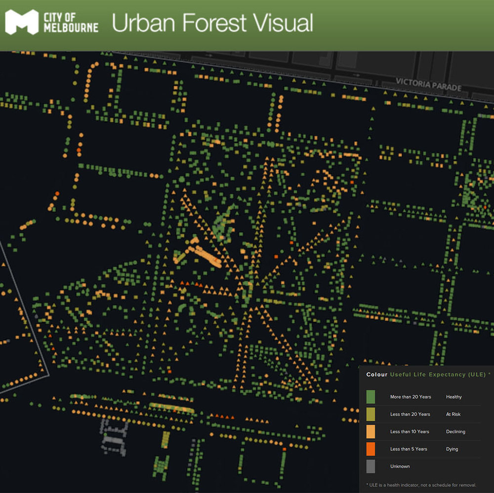 Urban Forest Visual - digital platform