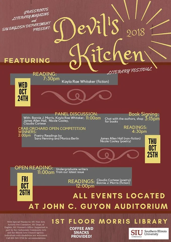 Devil’s Kitchen Fall Literary Festival