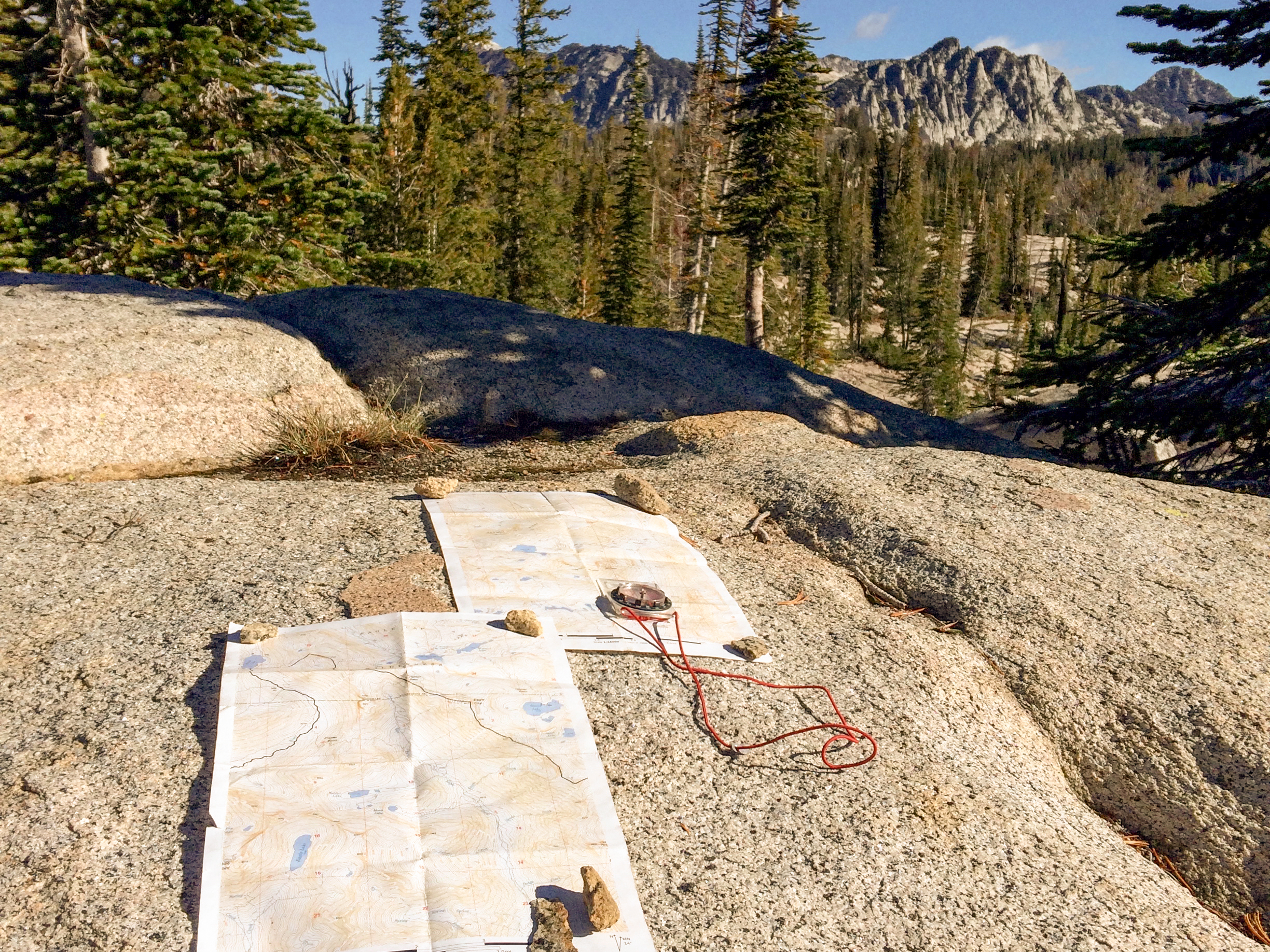 navigating a custom route in the Wallowa Mountains, 2015.