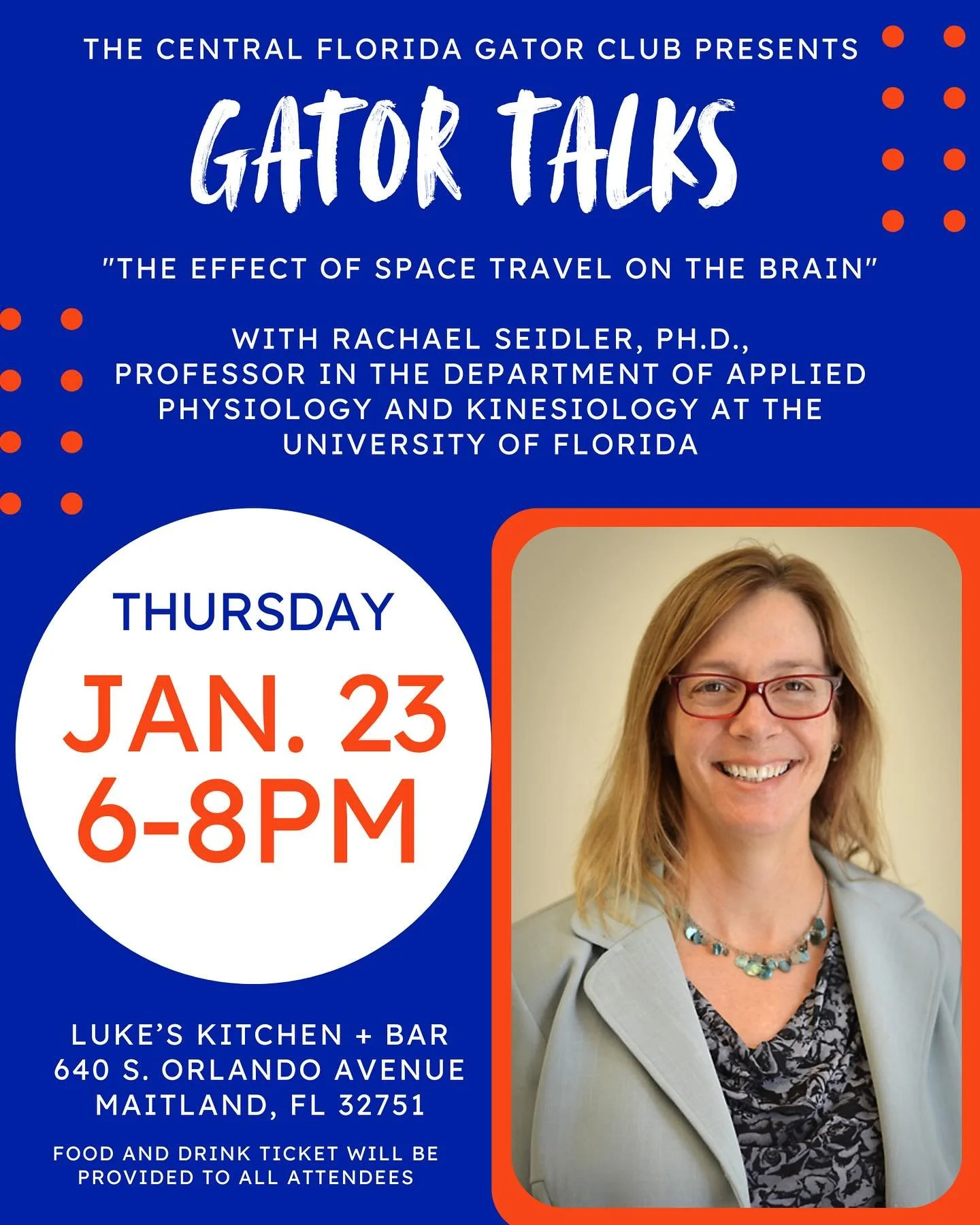 GatorTalks - Effects of Space Travel on the Brain w/ Dr. Rachael Seidler